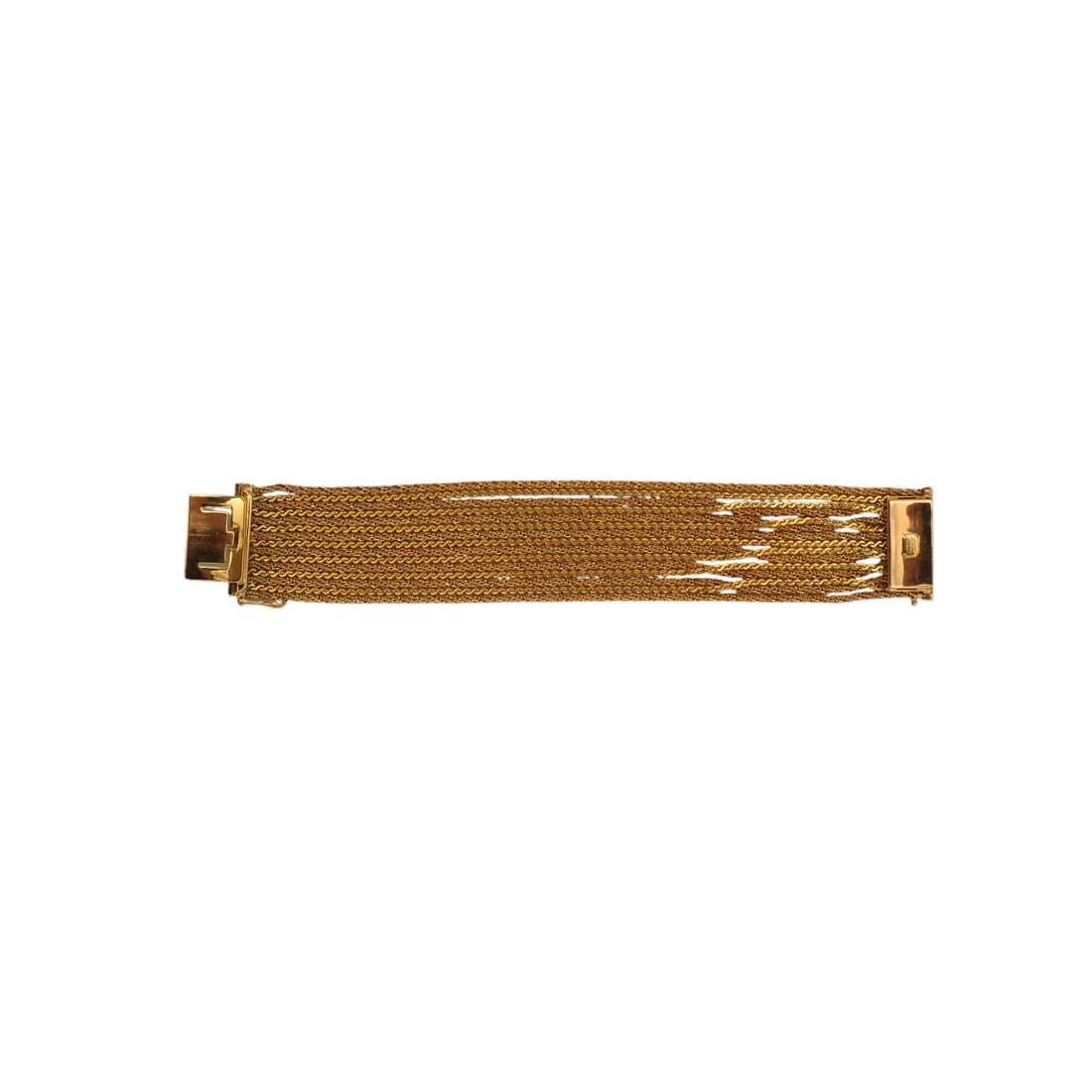 Dior Vintage Metal Bracelet Multi Chain: Embrace the timeless allure of the 1970s with this exquisite Christian Dior Multi Chain Bracelet. Expertly crafted in Germany between 1970 and 1979, this vintage treasure features a stunning multi-cha