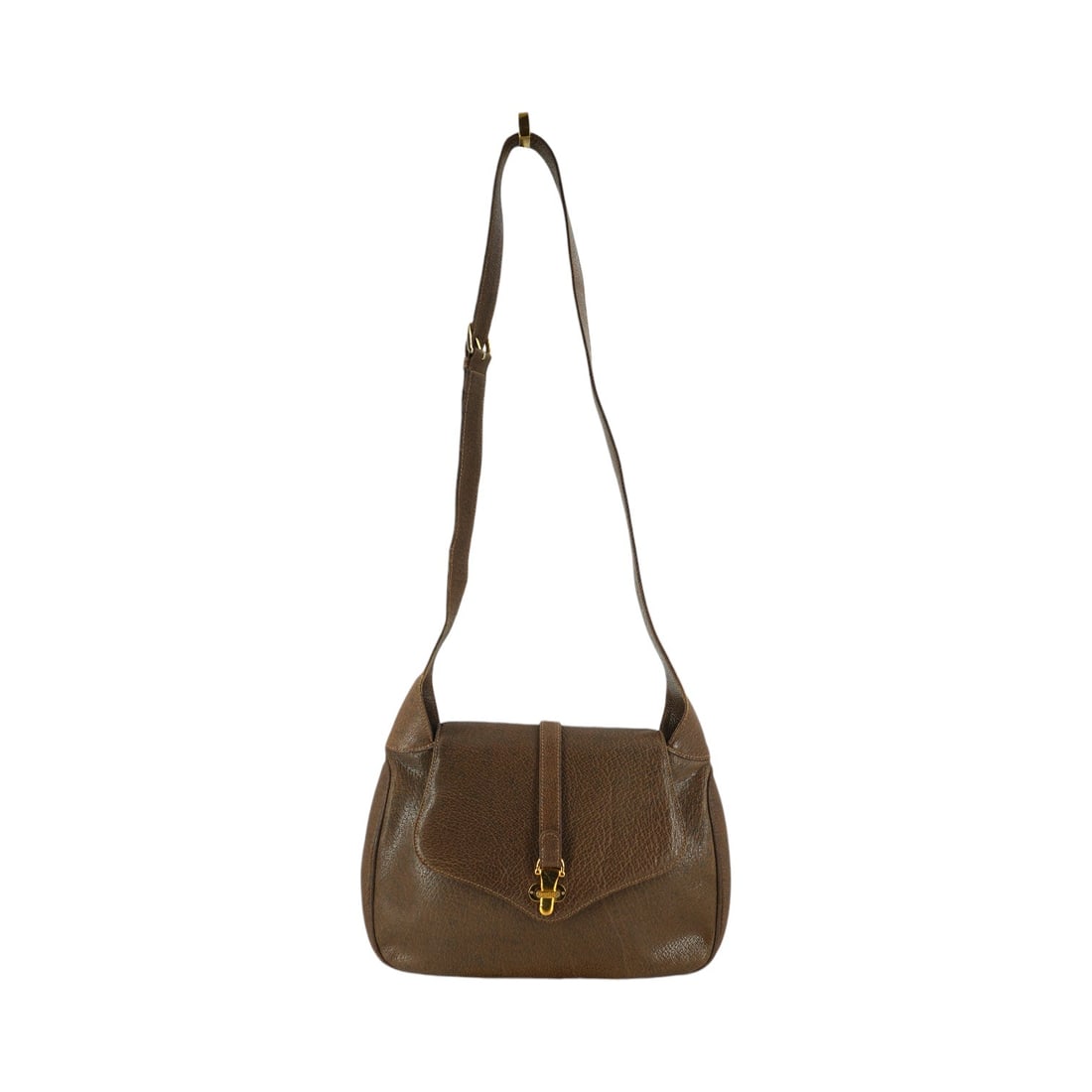 Gucci Vintage Leather Crossbody Bag Hobo: Step back into the sophisticated 1980s with this quintessential Gucci Hobo, a masterpiece of Italian leatherwork that captures the era's understated elegance. This medium-sized shoulder bag, crafted i