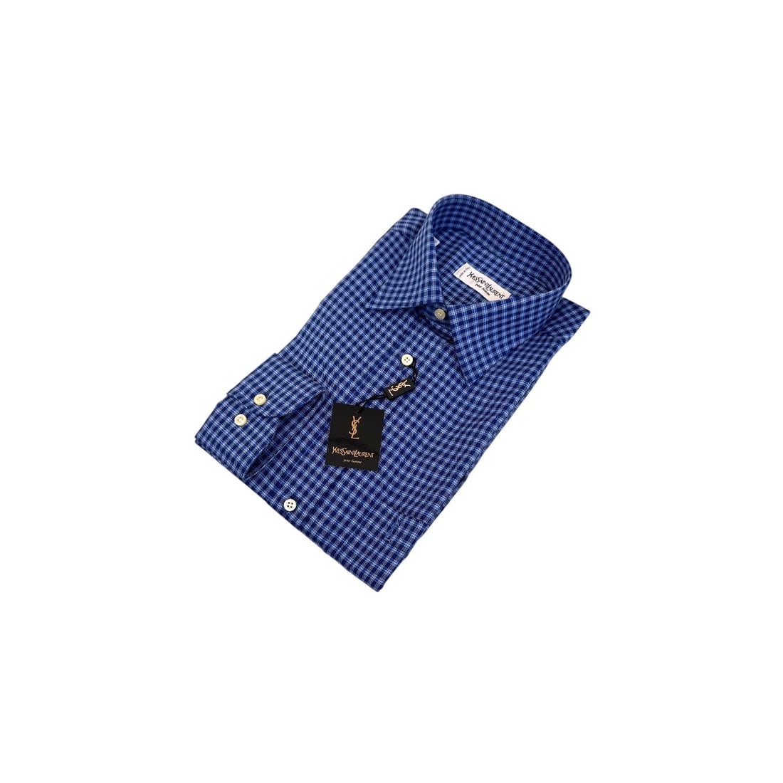 YVES SAINT LAURENT VINTAGE COTTON SHIRT UNISEX SHIRT (1 of 6)