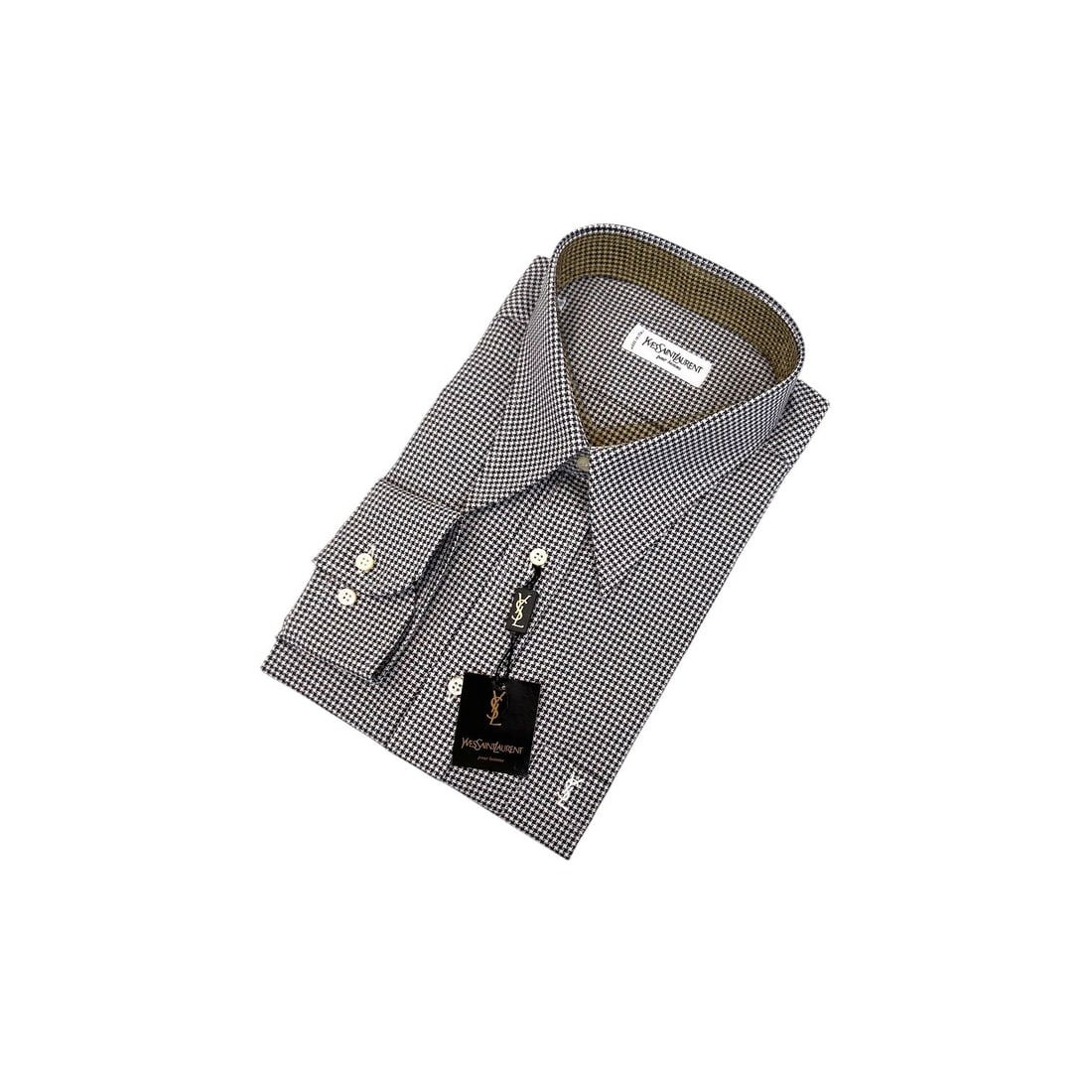 YVES SAINT LAURENT VINTAGE COTTON SHIRT UNISEX SHIRT (1 of 7)