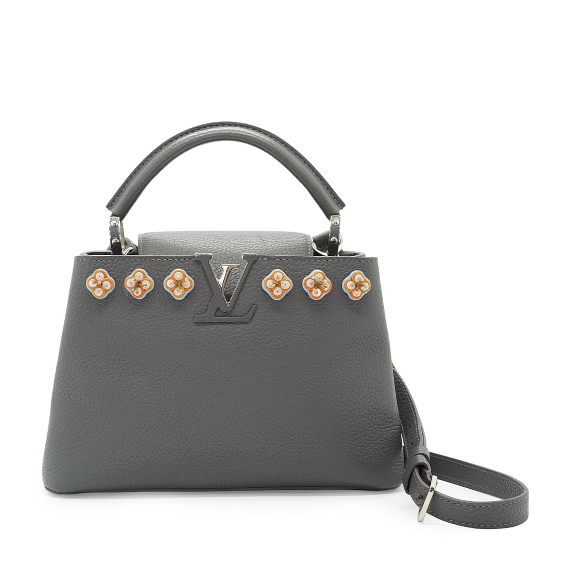 LOUIS VUITTON LEATHER HANDBAG CAPUCINE (1 of 9)