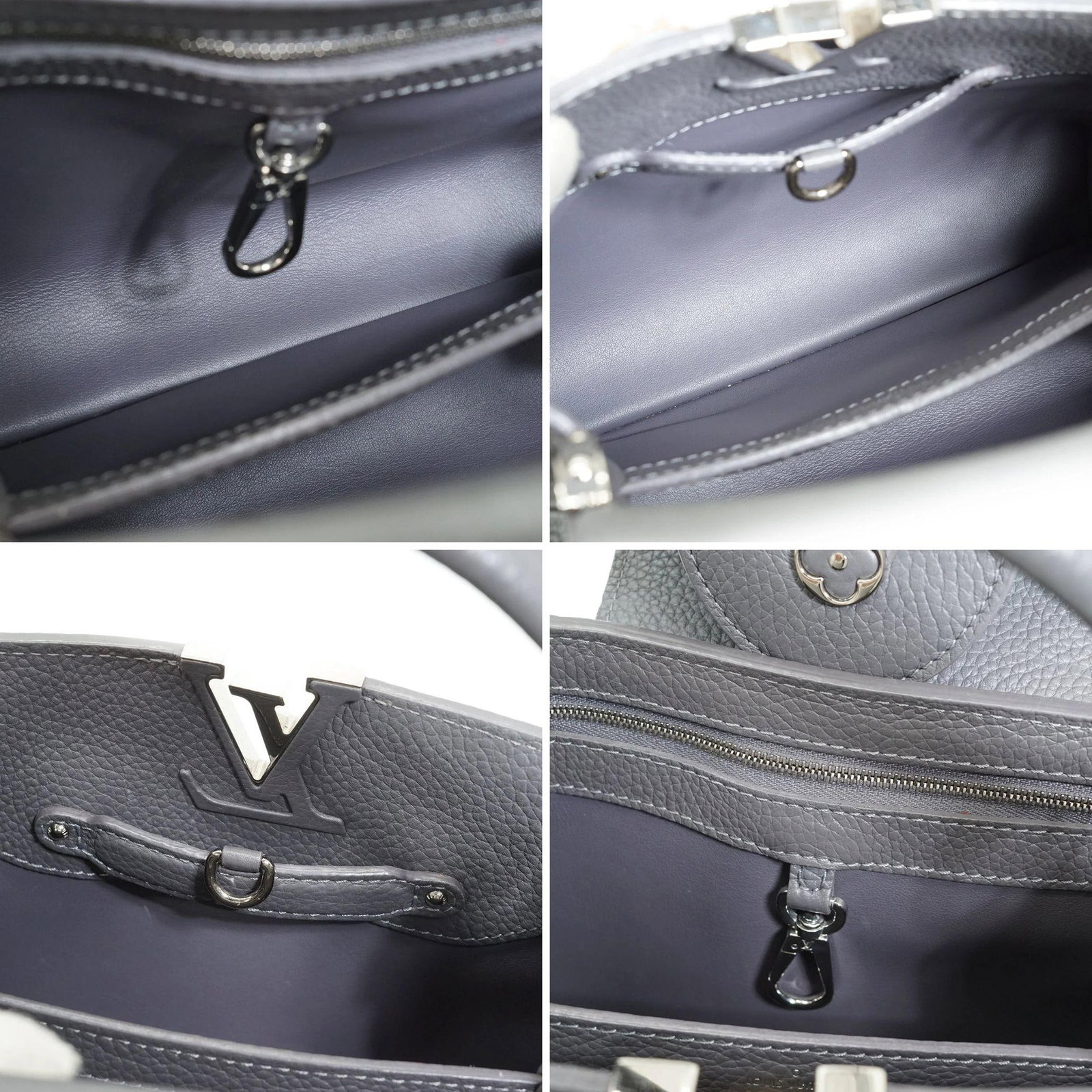 LOUIS VUITTON LEATHER HANDBAG CAPUCINE - 8
