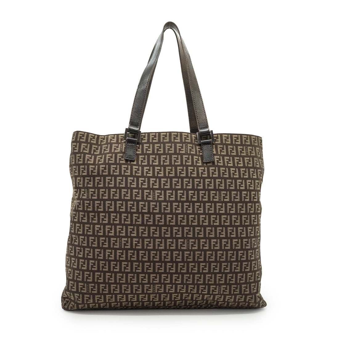 FENDI CLOTH TOTE BAG ZUCCHINO (1 of 7)