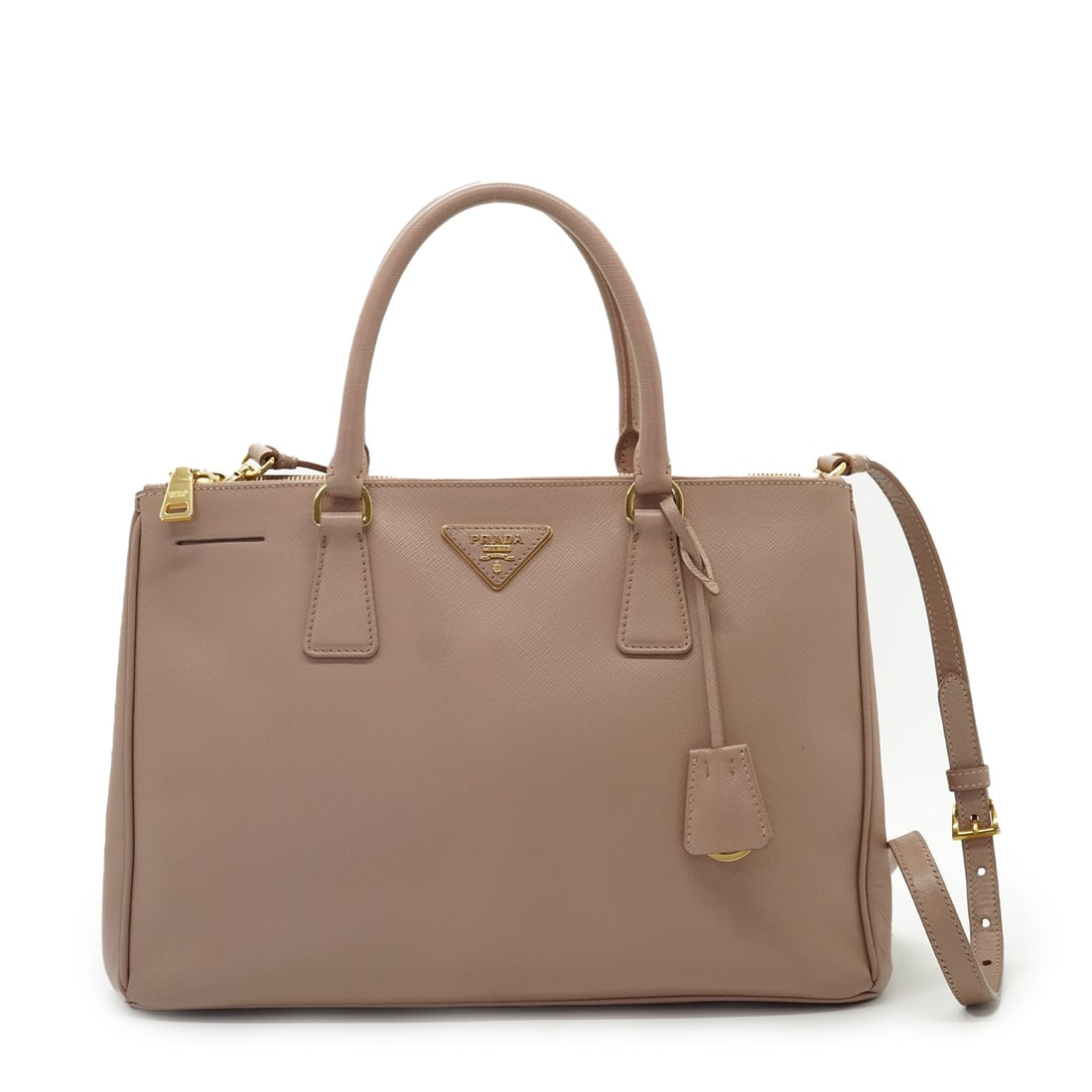 PRADA LEATHER TOTE BAG GALLERIA (1 of 8)