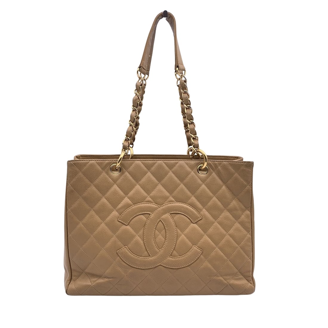 CHANEL LEATHER TOTE BAG GRAND SHOPPING (1 of 13)