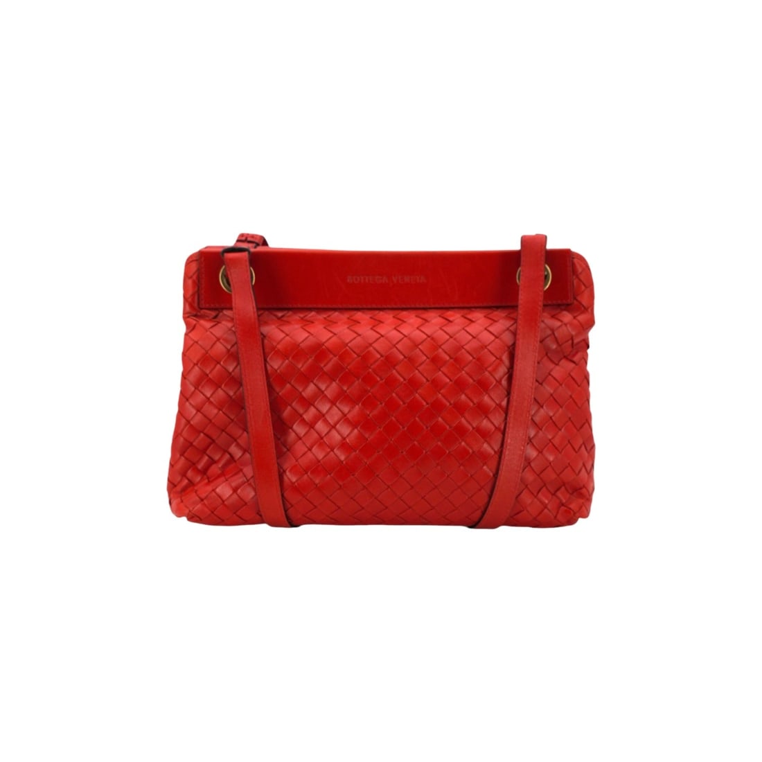 BOTTEGA VENETA VINTAGE LEATHER TOTE BAG INTRECCIATO (1 of 7)