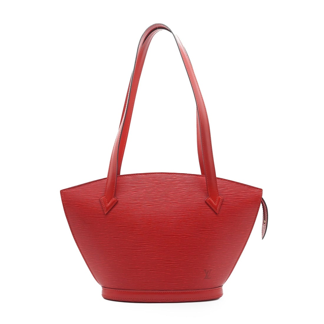 LOUIS VUITTON VINTAGE LEATHER SHOULDER BAG SAINT JACQUES (1 of 8)