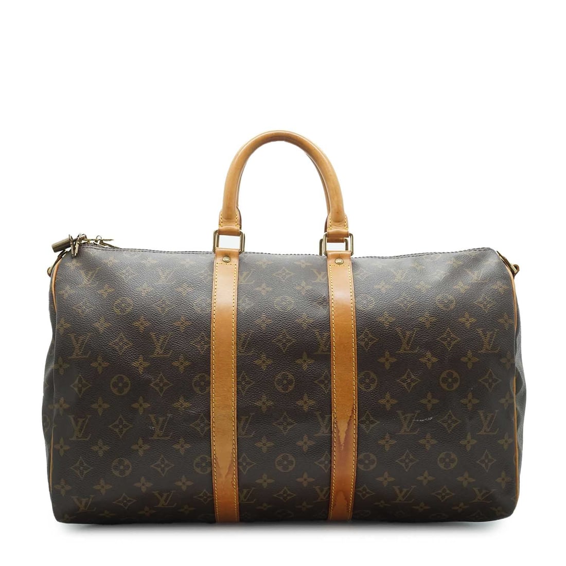 LOUIS VUITTON VINTAGE CLOTH LUGGAGE KEEPALL (1 of 7)