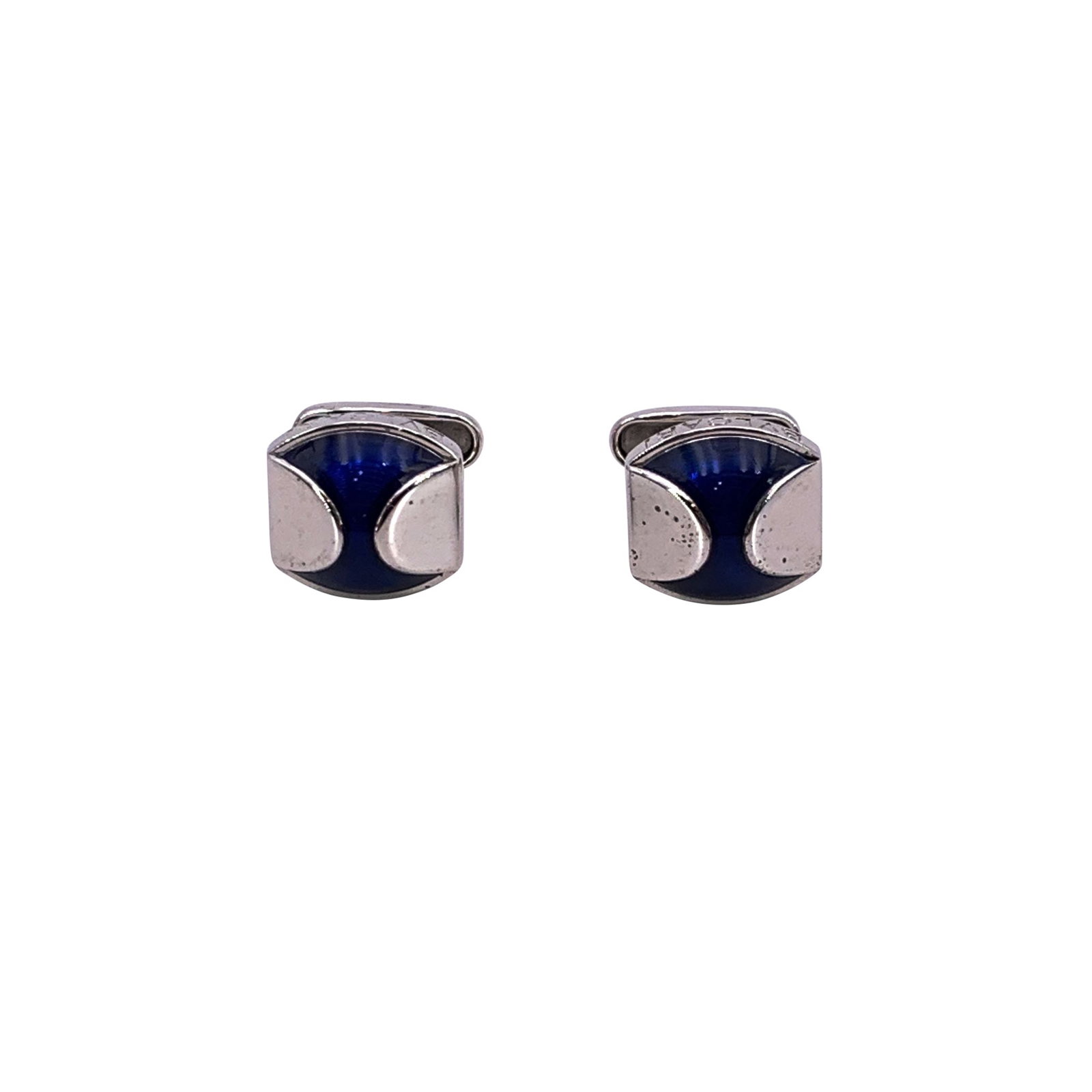 BVLGARI SILVER CUFFLINKS (1 of 7)