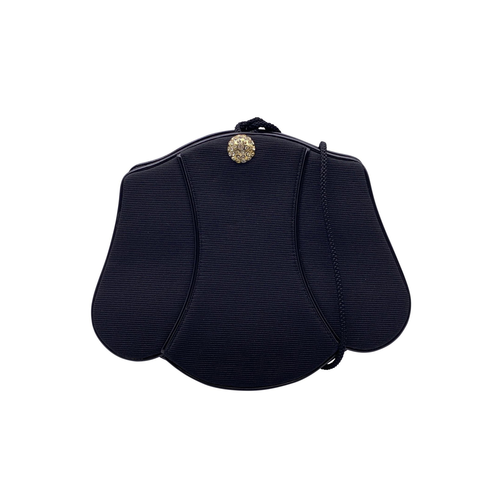 YVES SAINT LAURENT VINTAGE CLOTH SHOULDER BAG (1 of 7)