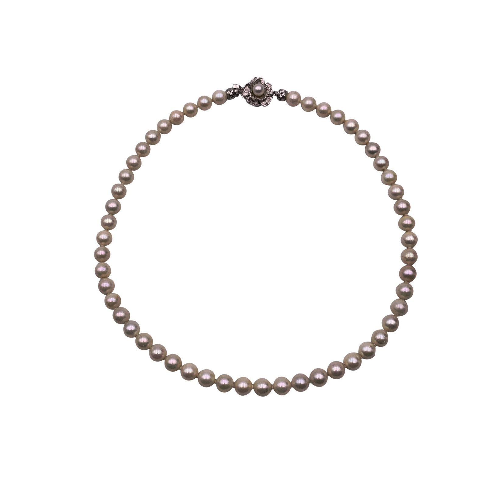 OTHER BRAND PEARL NECKLACE: A timeless expression of elegance, this Akoya Pearl Necklace from Japan embodies the refined beauty and tradition of one of the world's most celebrated pearls. Akoya pearls are renowned for their high