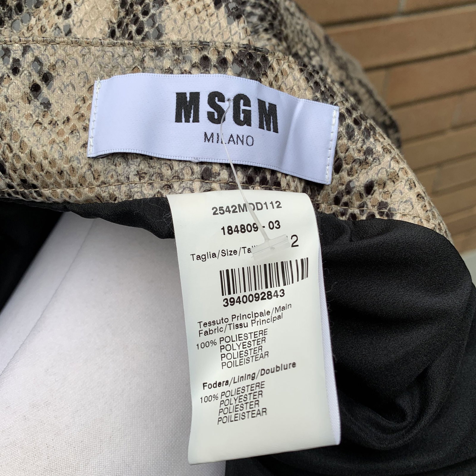 MSGM POLYESTER SKIRT - 5