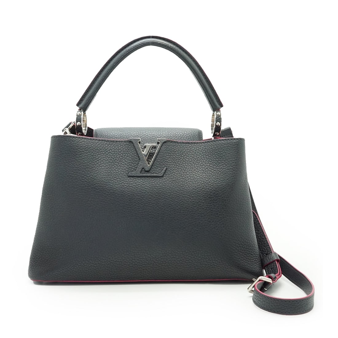 LOUIS VUITTON LEATHER HANDBAG CAPUCINES (1 of 7)