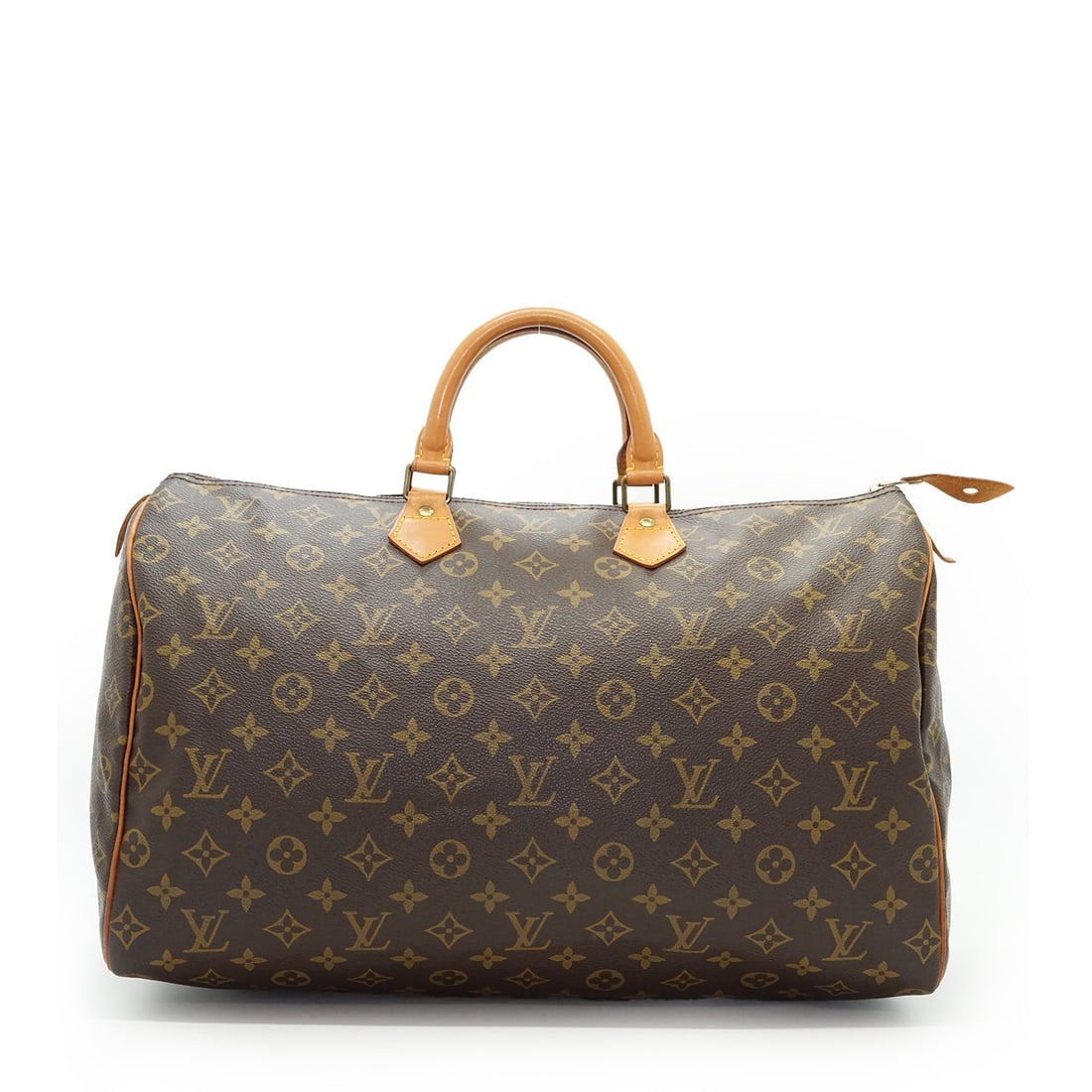 LOUIS VUITTON VINTAGE CLOTH HANDBAG SPEEDY (1 of 7)