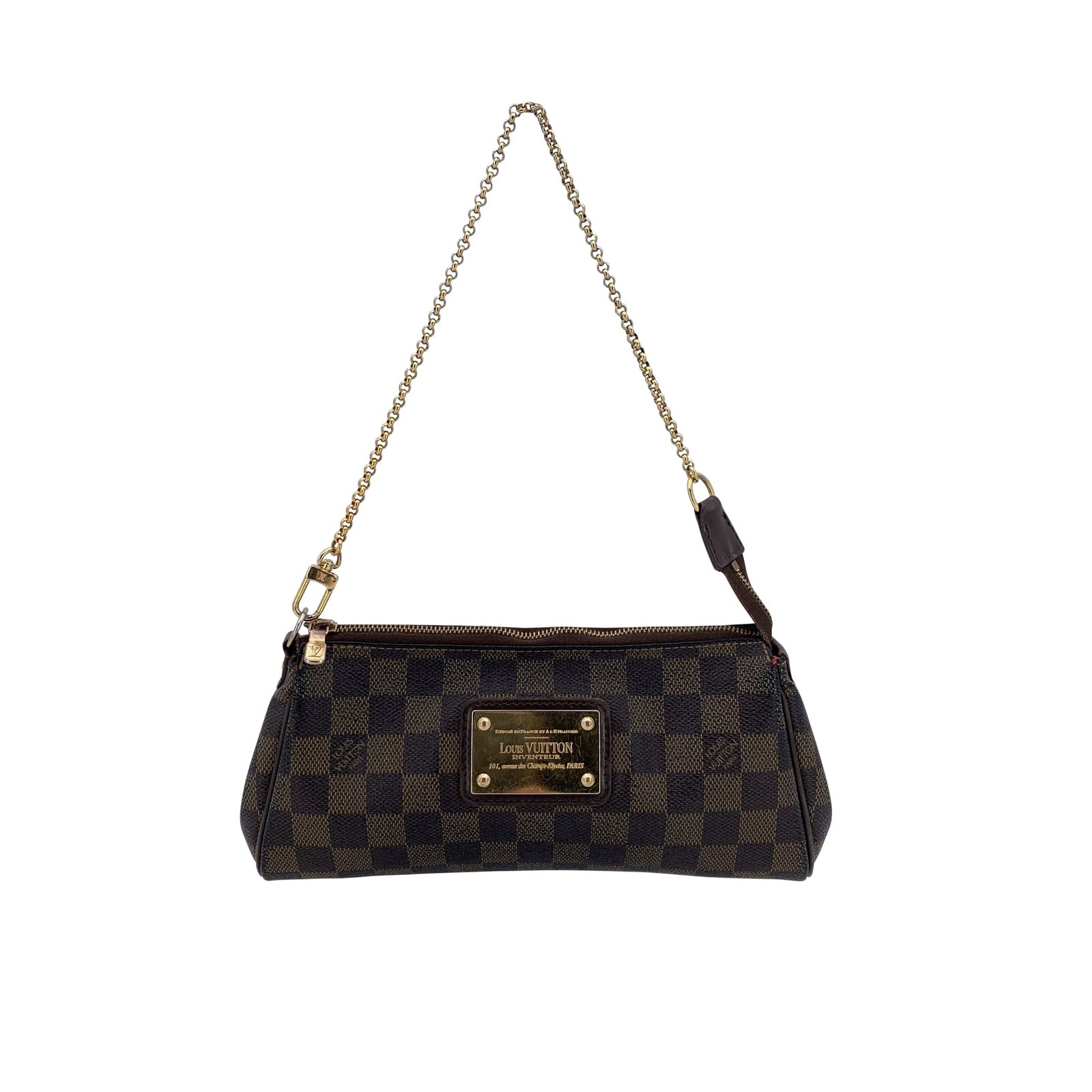 LOUIS VUITTON CLOTH SHOULDER BAG EVA: Embrace a piece of fashion history with the Louis Vuitton Eva Pochette, a quintessentially chic model that effortlessly bridges the gap between vintage charm and modern versatility. Crafted in France 