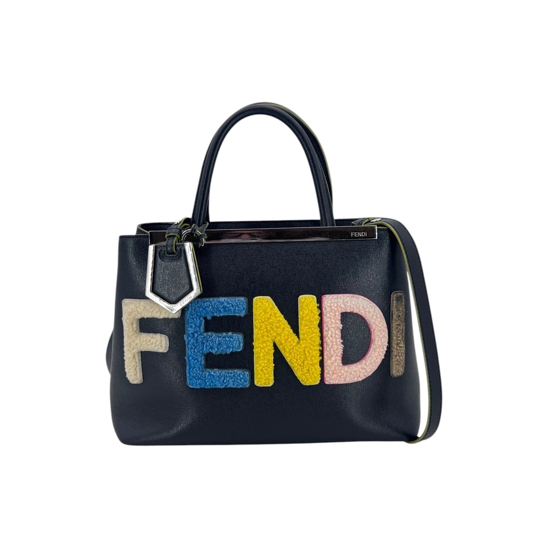 FENDI LEATHER TOTE BAG 2JOURS (1 of 7)
