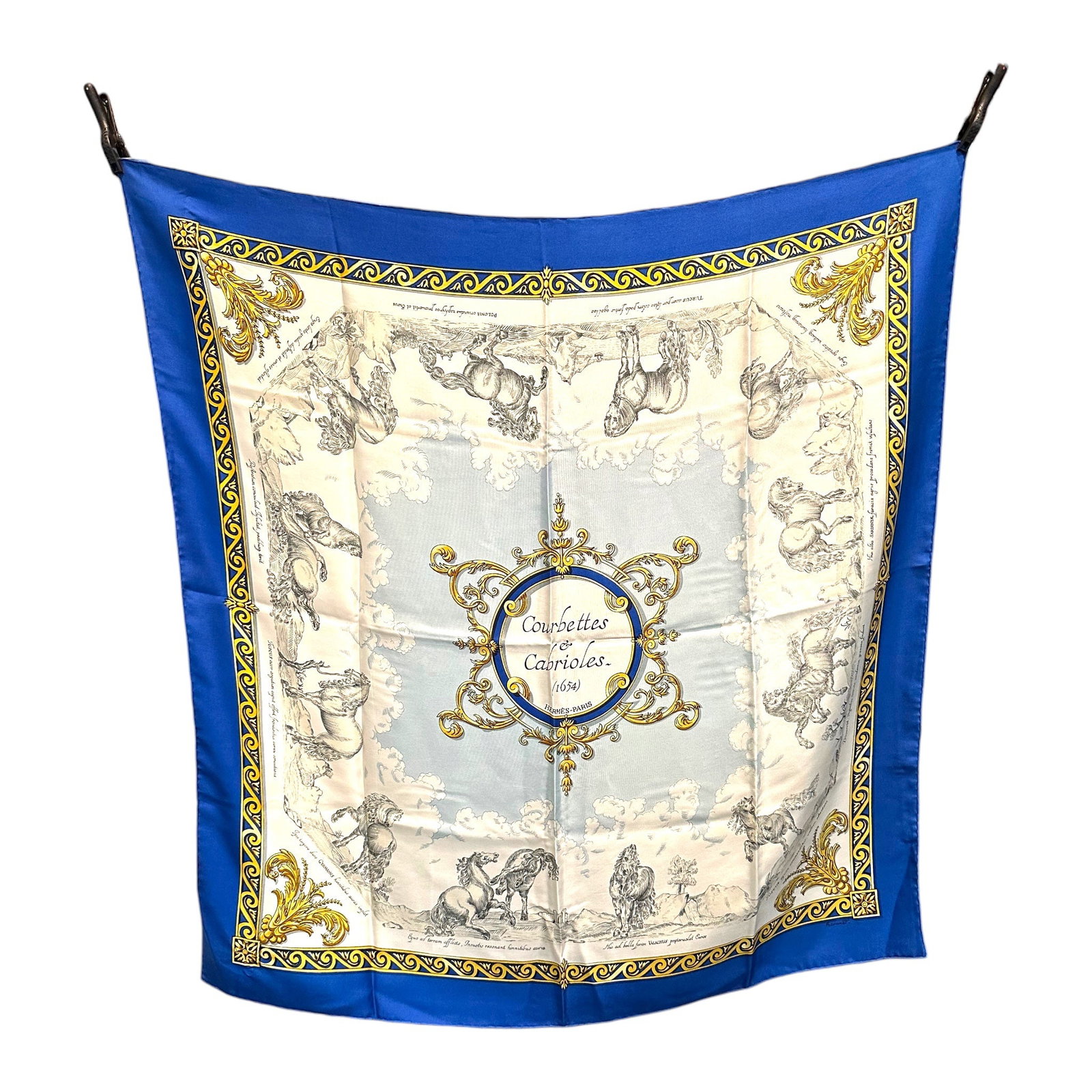 HERMES VINTAGE SILK SCARF CARRE 90 (1 of 7)