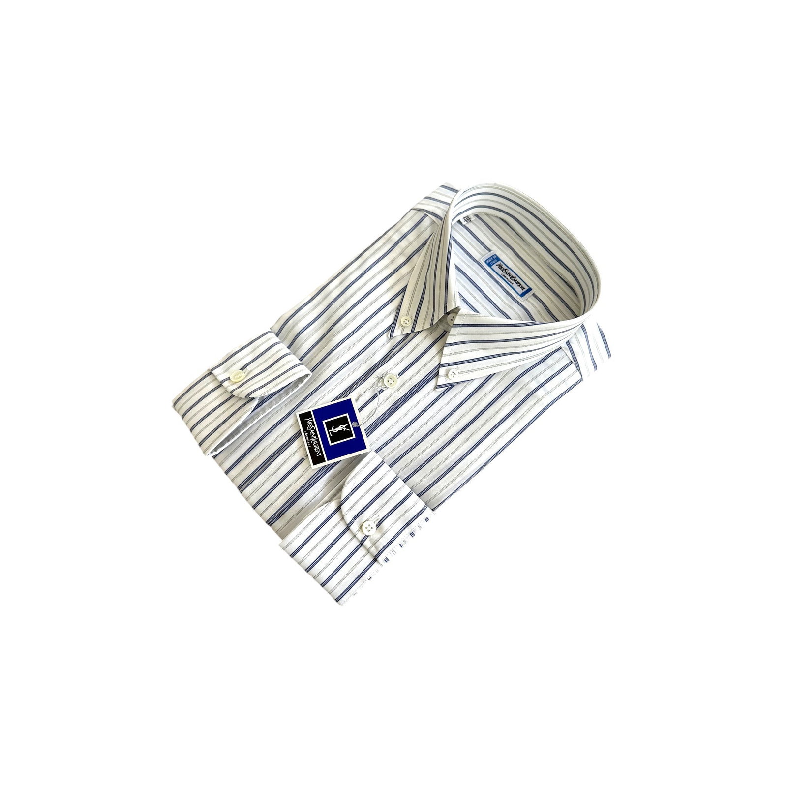 YVES SAINT LAURENT VINTAGE COTTON SHIRT UNISEX SHIRT (1 of 6)