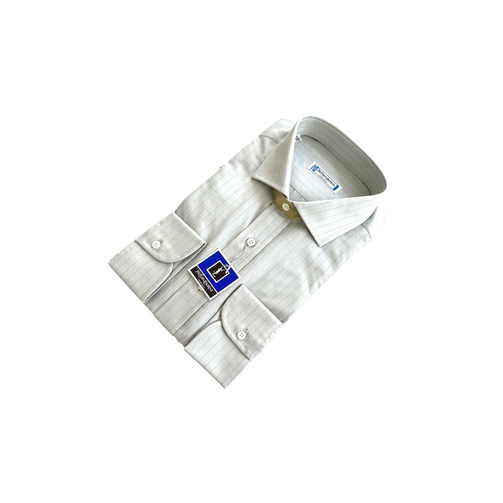 YVES SAINT LAURENT VINTAGE COTTON SHIRT UNISEX SHIRT (1 of 6)