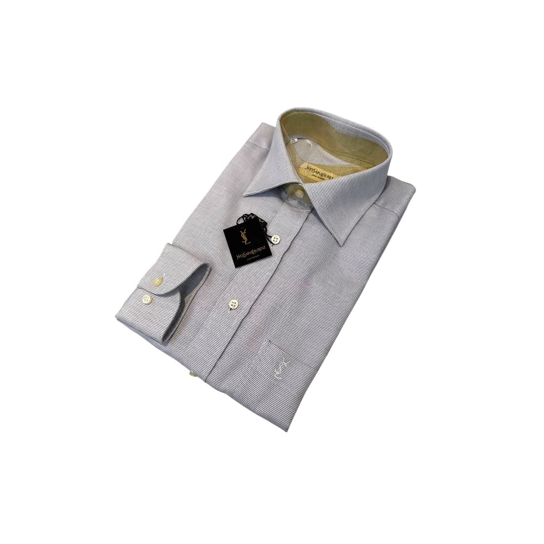 YVES SAINT LAURENT VINTAGE COTTON SHIRT UNISEX SHIRT (1 of 7)