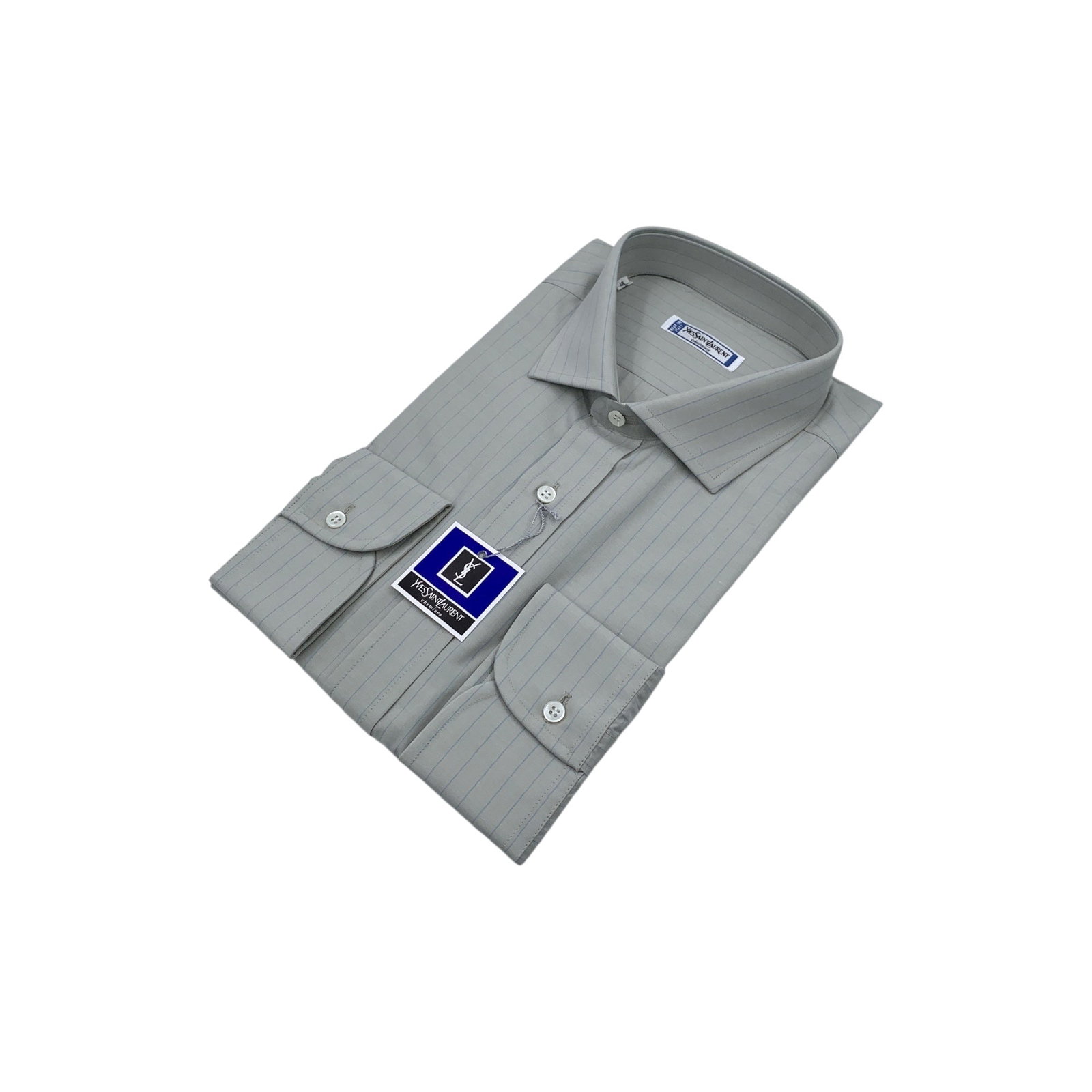 YVES SAINT LAURENT VINTAGE COTTON SHIRT UNISEX SHIRT (1 of 6)