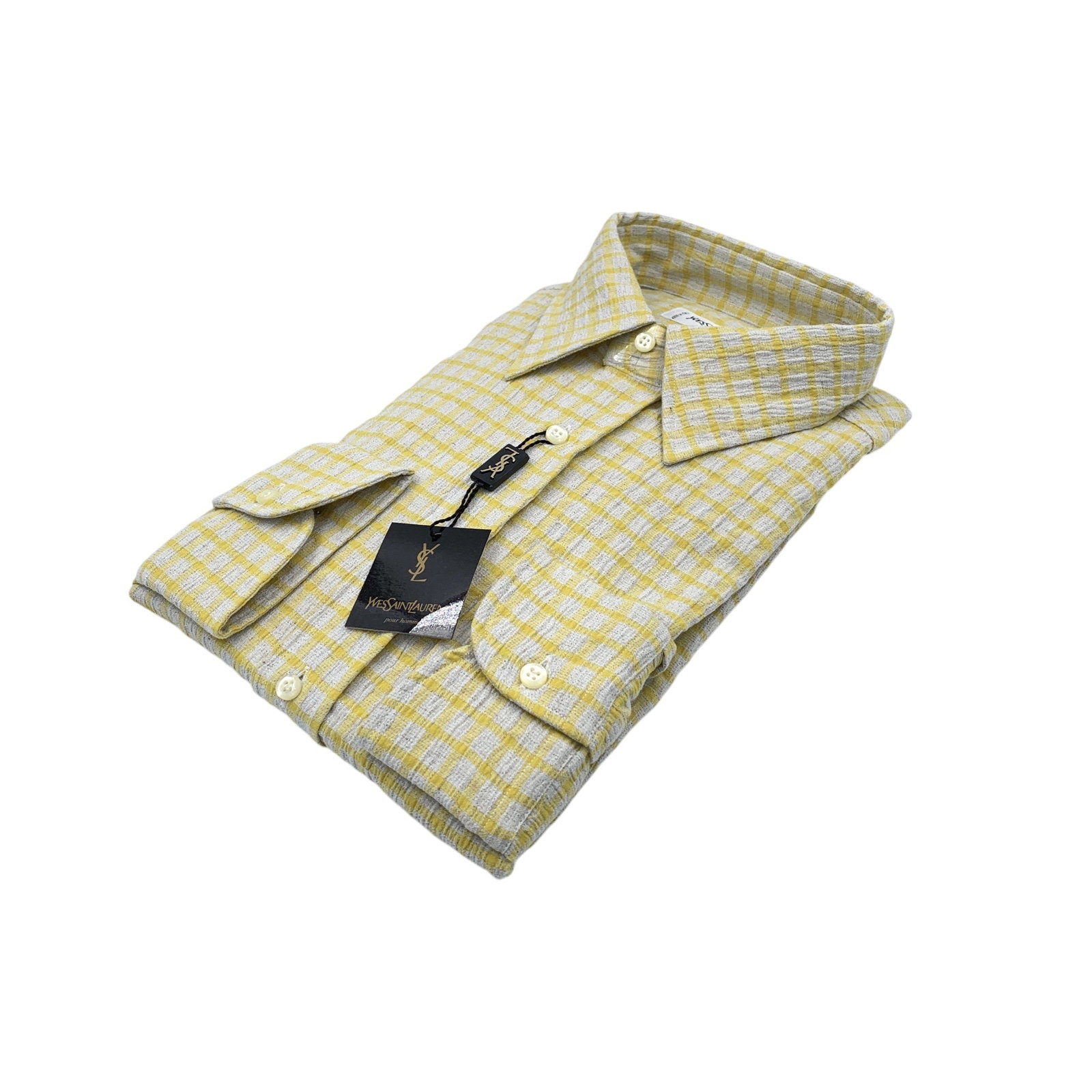 YVES SAINT LAURENT VINTAGE COTTON SHIRT UNISEX SHIRT (1 of 6)