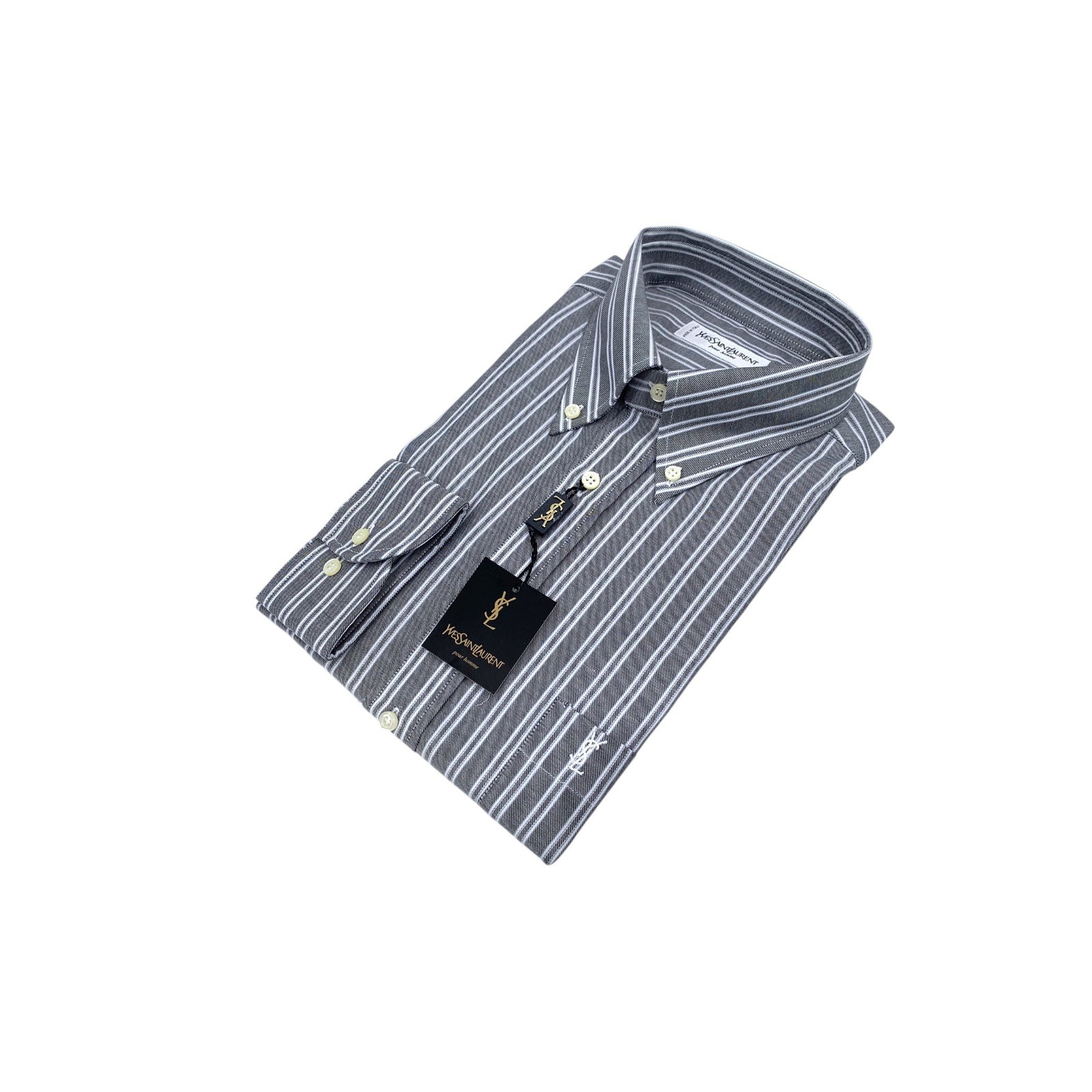 YVES SAINT LAURENT VINTAGE COTTON SHIRT UNISEX SHIRT (1 of 7)