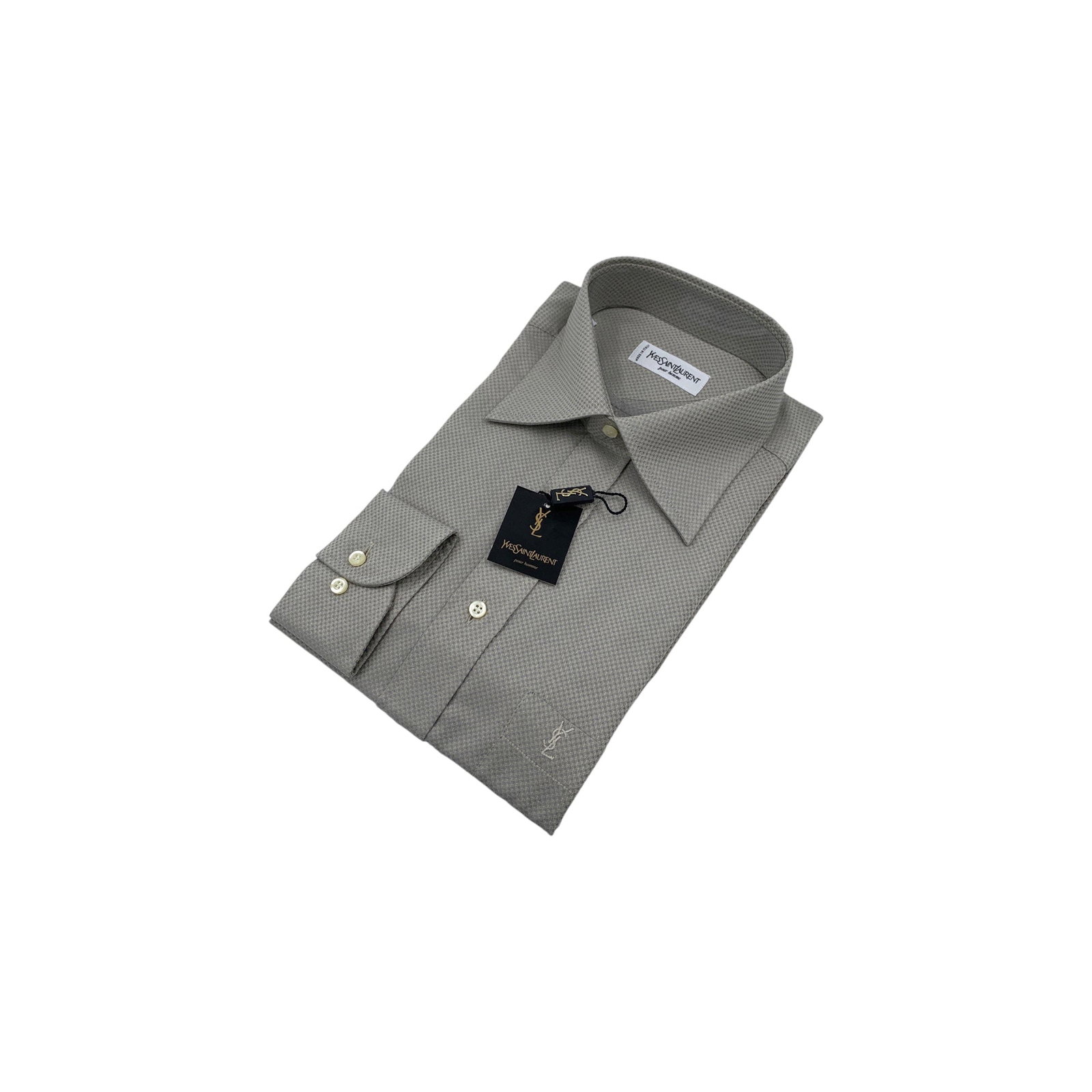 YVES SAINT LAURENT VINTAGE COTTON SHIRT UNISEX SHIRT (1 of 7)