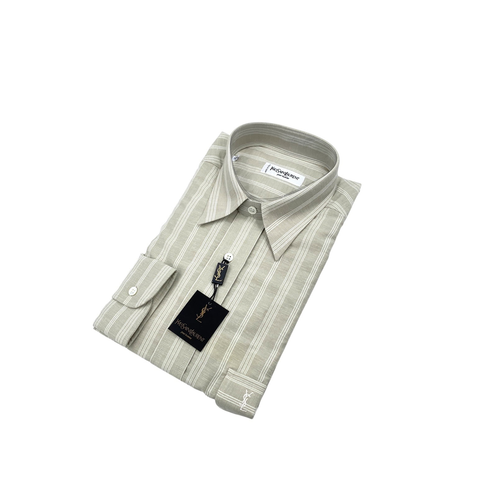YVES SAINT LAURENT VINTAGE COTTON SHIRT UNISEX SHIRT (1 of 6)