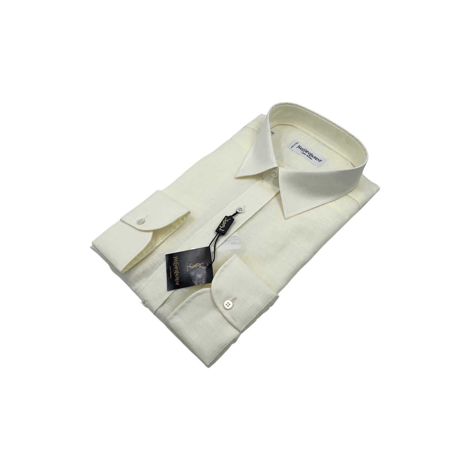 YVES SAINT LAURENT VINTAGE LINEN SHIRT UNISEX SHIRT (1 of 7)