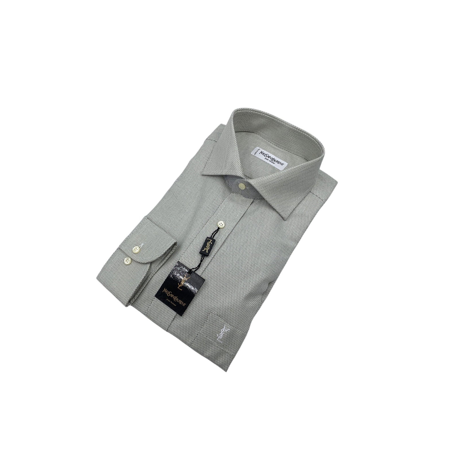 YVES SAINT LAURENT VINTAGE COTTON SHIRT UNISEX SHIRT (1 of 7)