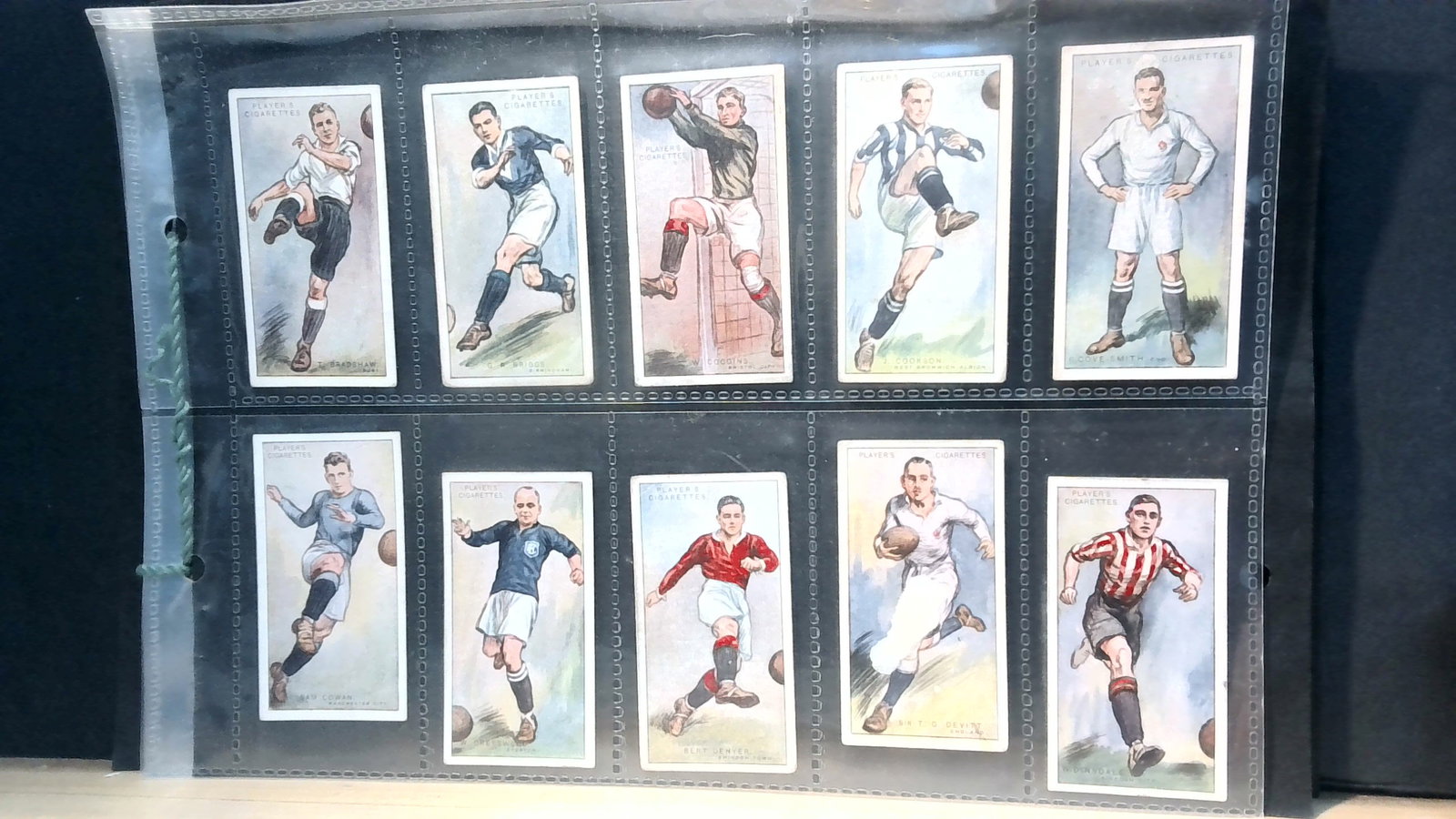 1928 Footballers John Player tobacco cards complete set (1 of 4)
