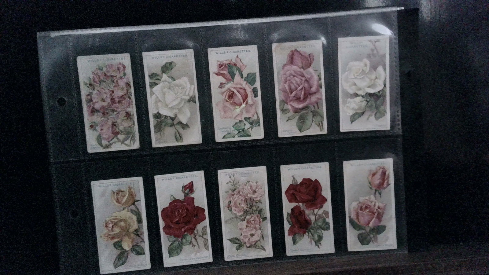 1926 Wills Roses "A" series Original complete Tobacco cards set: 50 cards set, Original complete set.excellent artwork, In good to very good condition. Many Original Early Tobacco cards sets available. Usually with normal wear. Some have blemishes some have very li