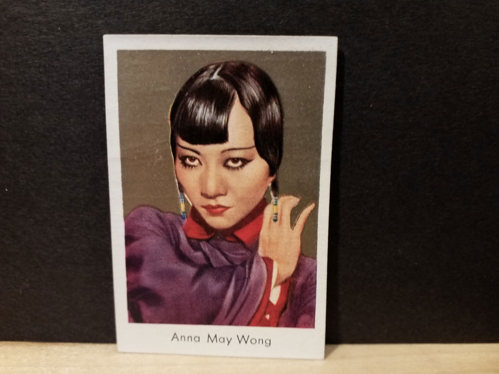 Original Tobacco card 1934 Anna May Wong Film Cinema Stars (1 of 2)