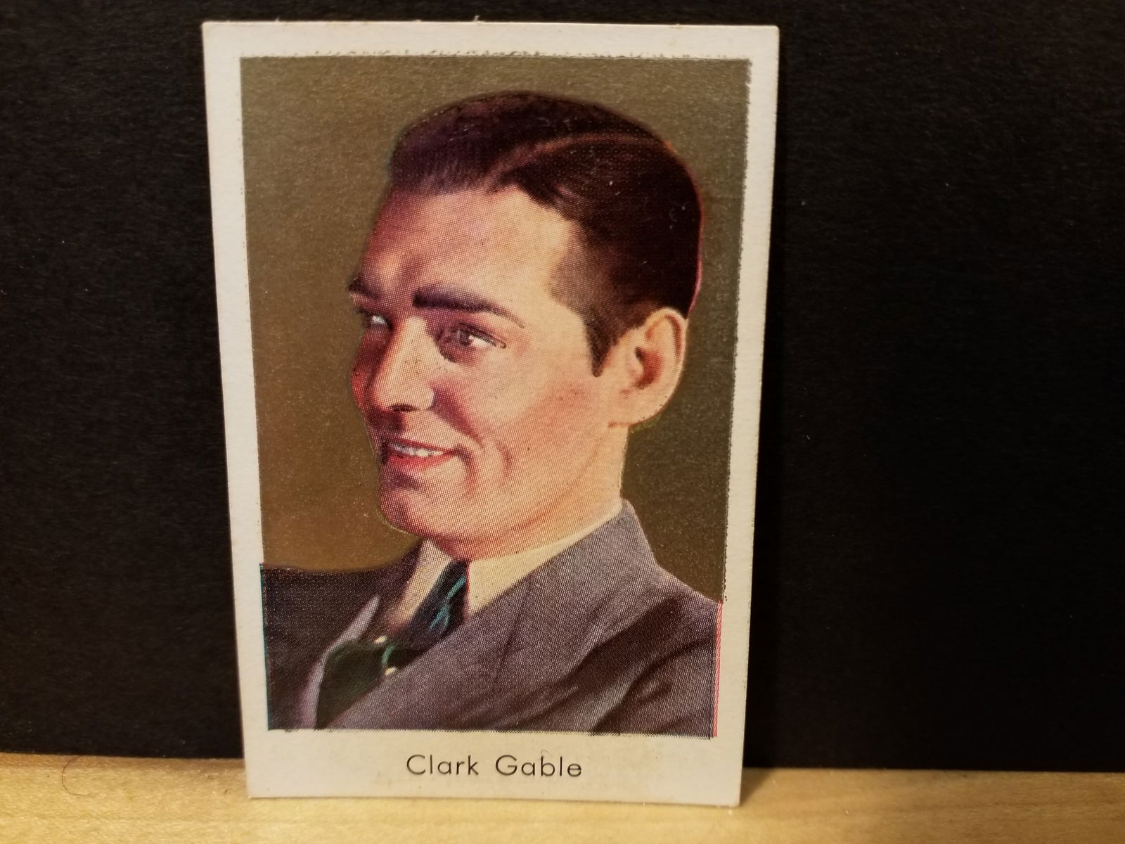 Original Tobacco Card 1934 Clark Gable Goldfilm Cinema Stars (1 of 2)