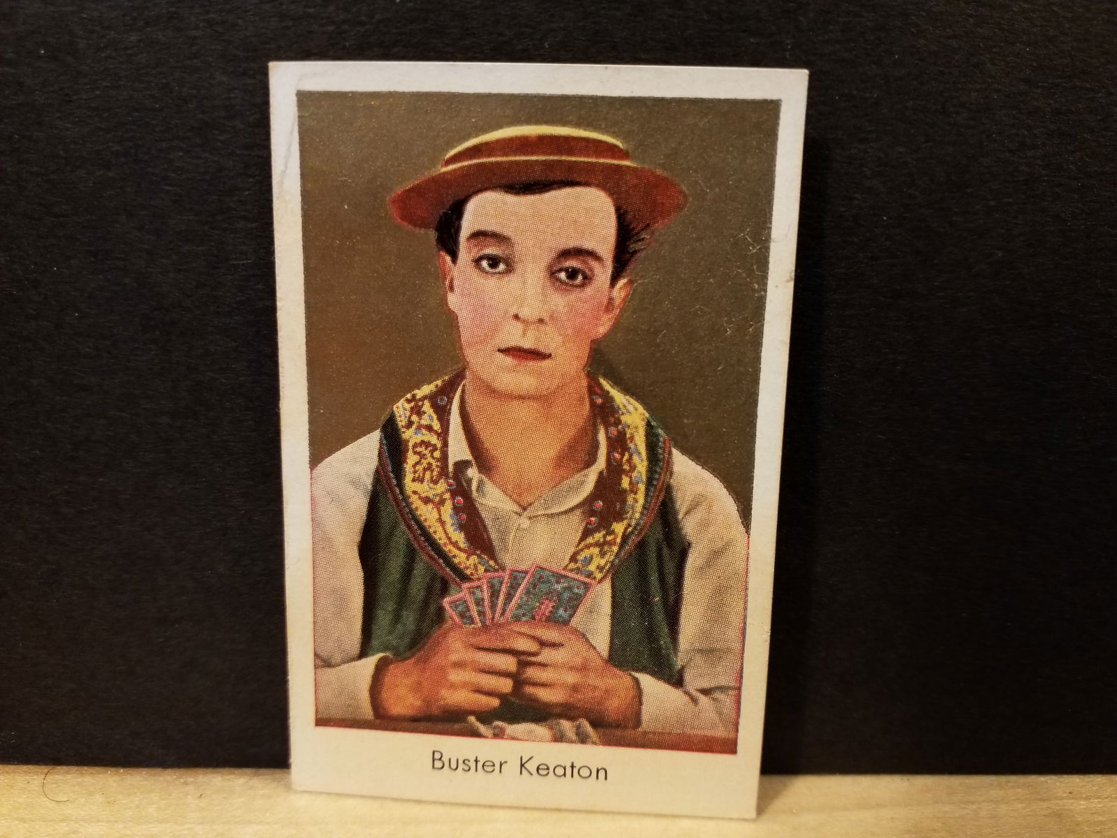 Original Tobacco Card 1934 Buster Keaton Goldfilm Cinema Stars (1 of 2)