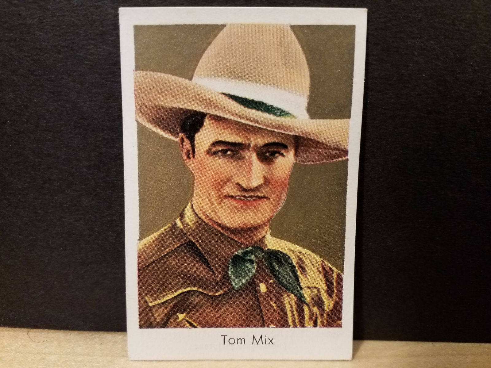 Original Tobacco Card 1934 Tom Mix Goldfilm Cinema Stars (1 of 2)
