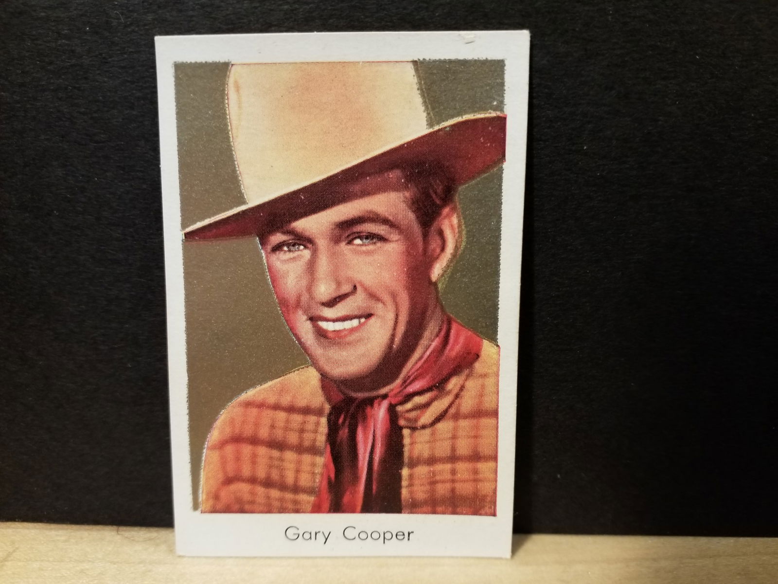 Original Tobacco Card 1934 Gary Cooper Goldfilm Cinema Stars (1 of 2)
