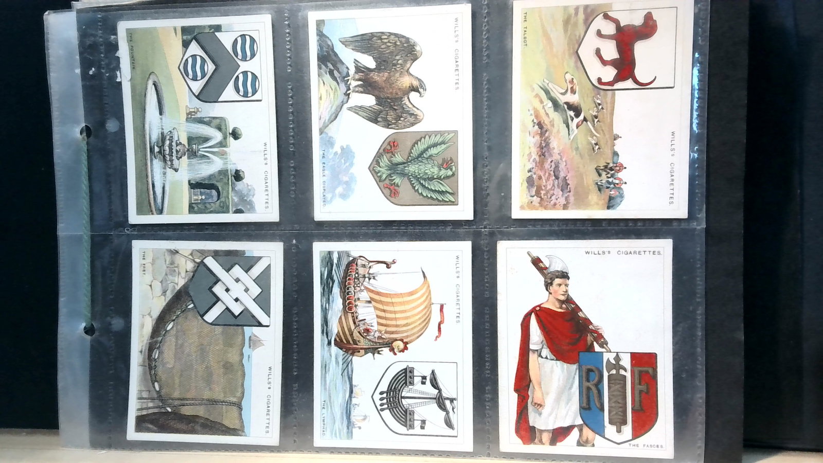 1925 Heraldic Signs and Their Origins large format Wills tobacco cards complete set (1 of 5)