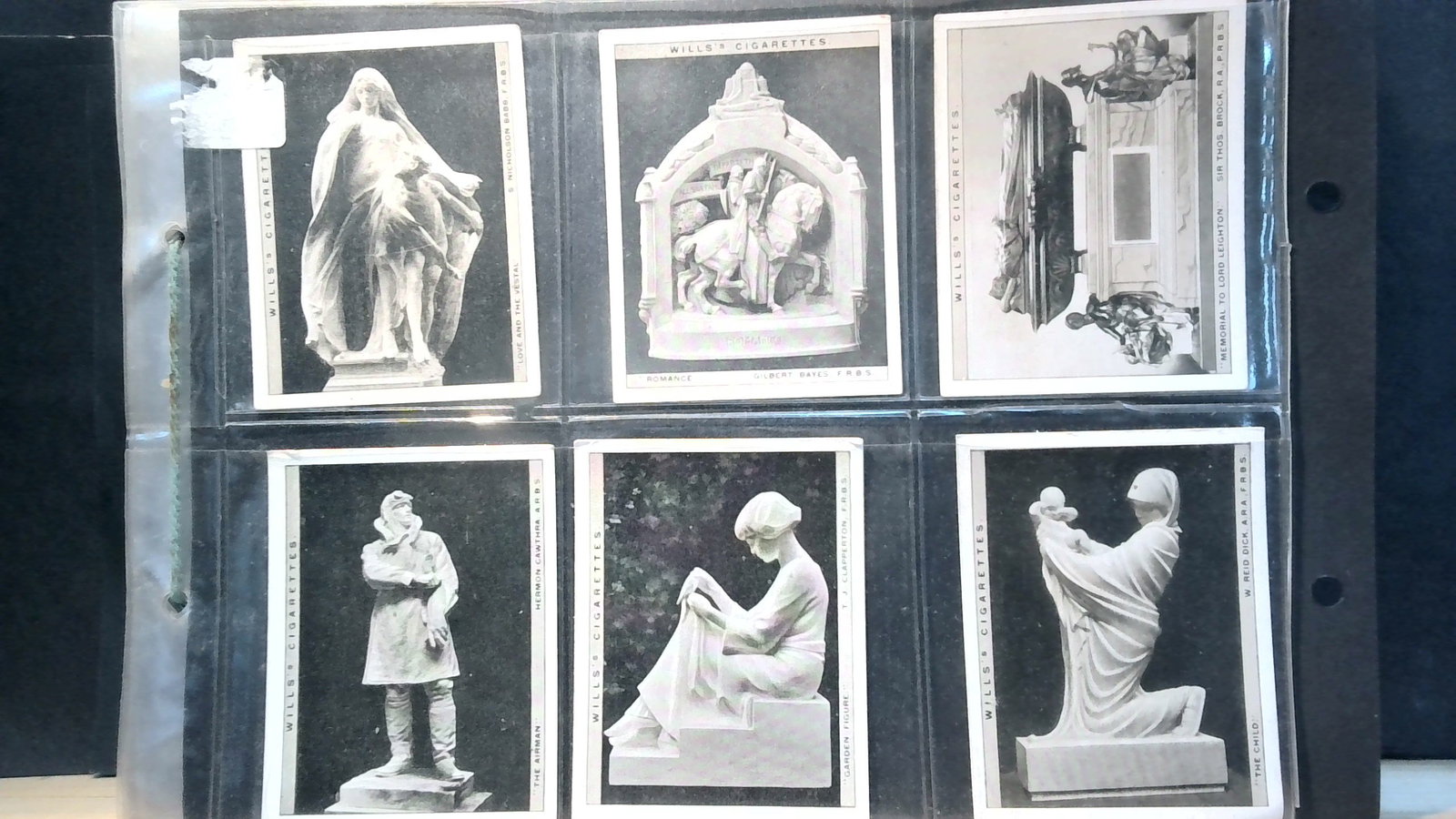 1928 Wills Modern British Sculpture tobacco cards complete set: 25 card original uncommon with some wear complete set. In good to very good condition Many Original Early Tobacco cards sets available. Usually with normal wear. Some have blemishes some have very lit