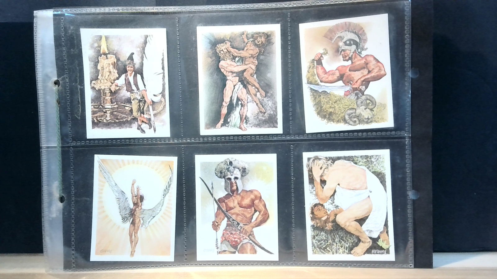 Myths and Legends Tom Thumb Original complete Cigar cards set (1 of 6)