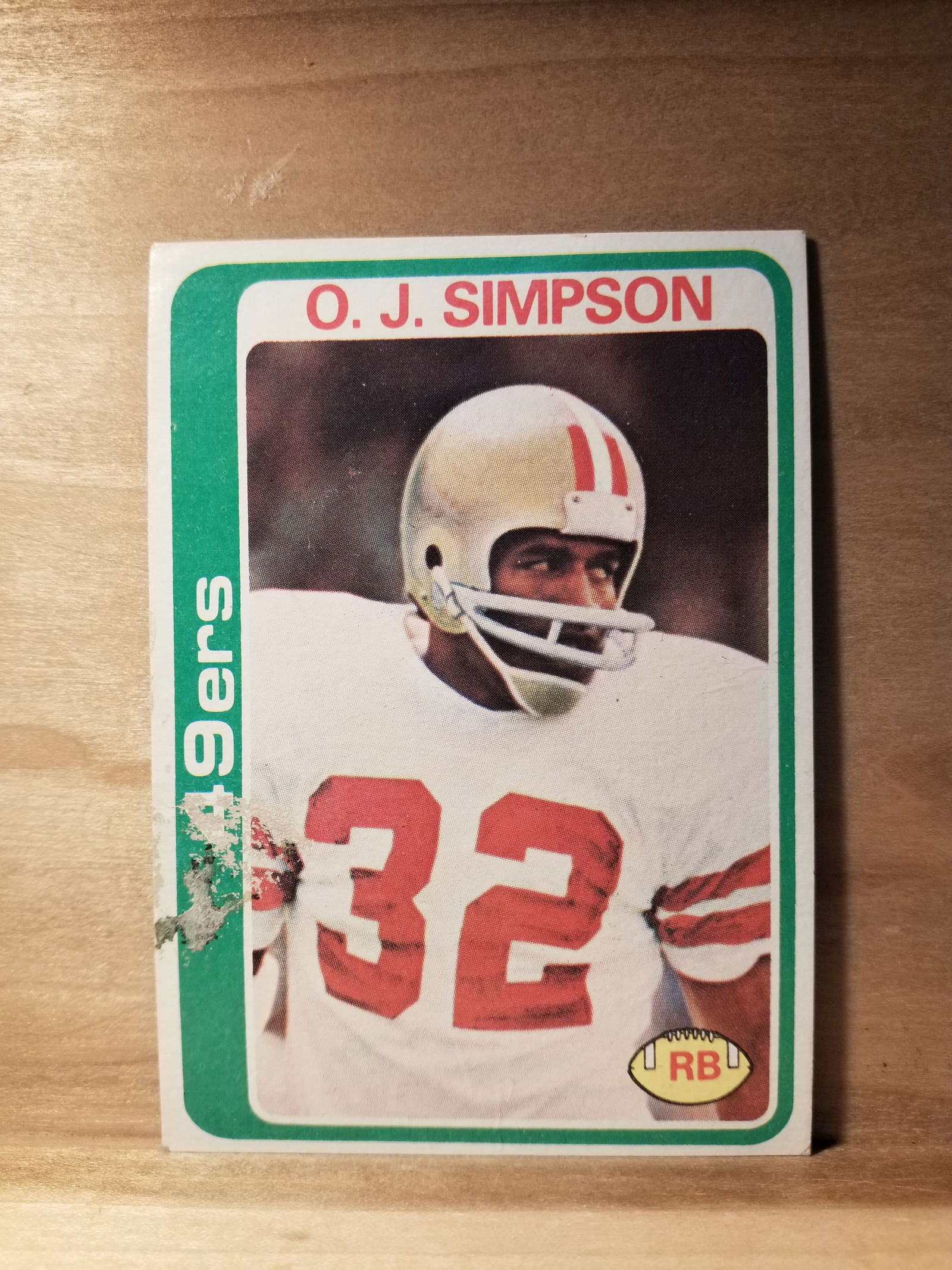 O.J. Simpson # 400 Topps 1978  g- VG+ (1 of 2)