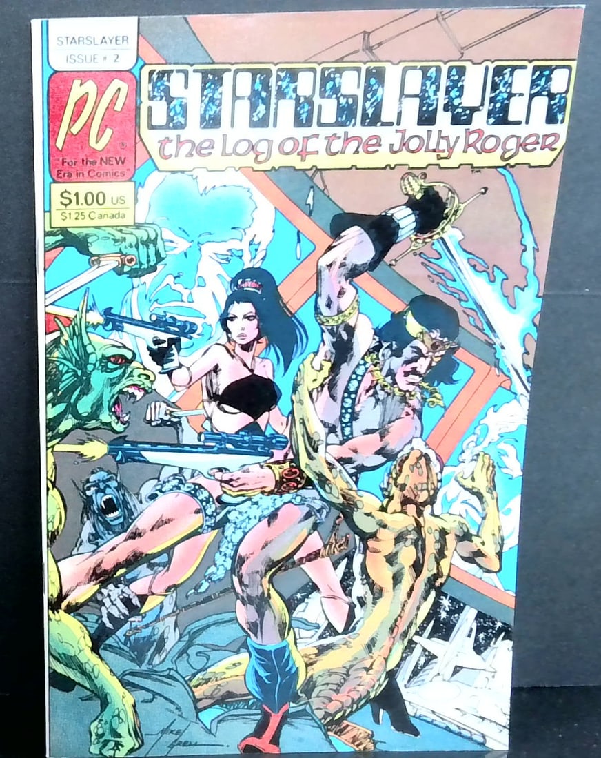 Starslayer #2 Pacific comic book 1st Rocketeer Appearance (1 of 4)