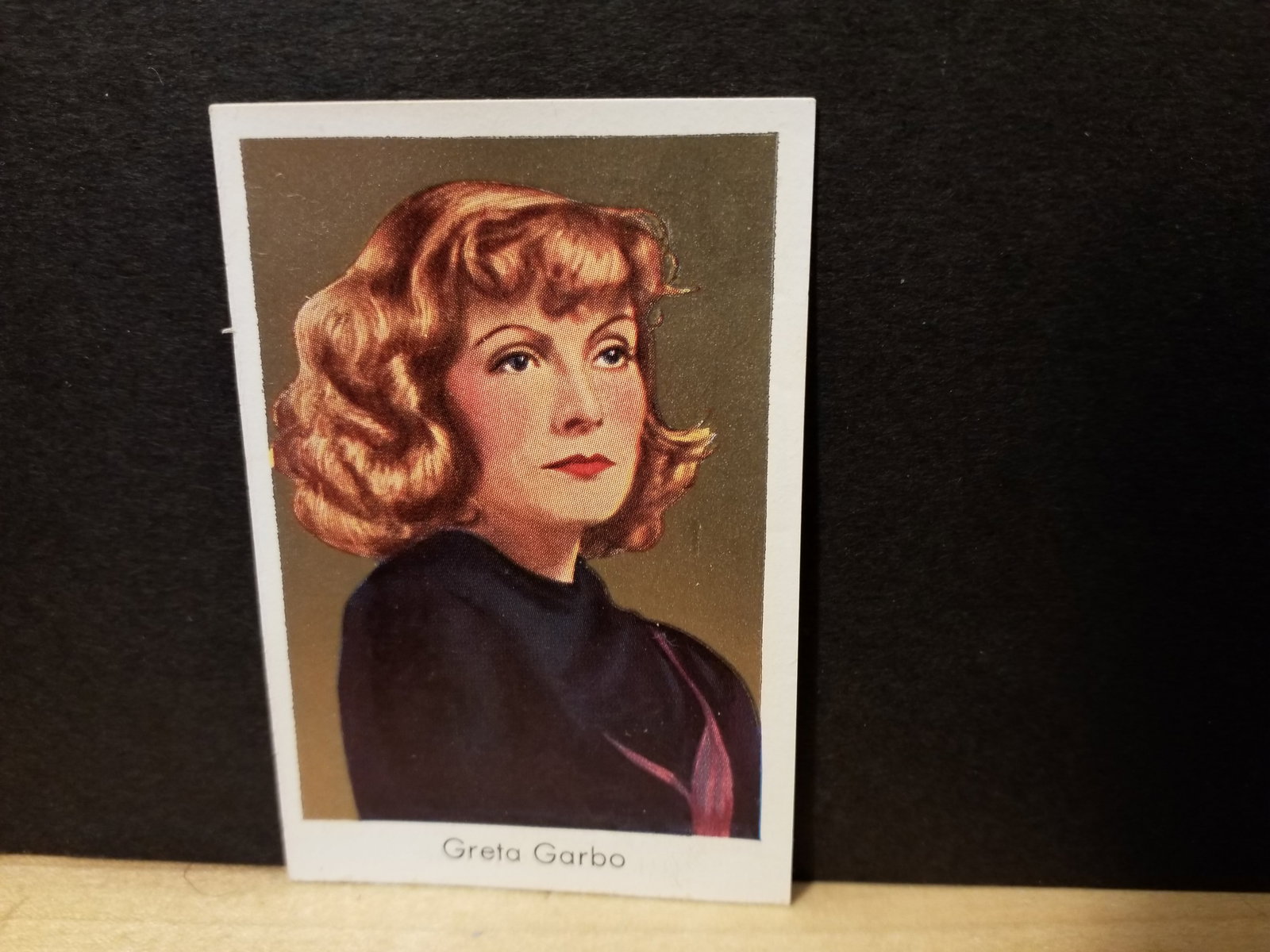 Original Tobacco Card 1934 Greta Garbo  Goldfilm Cinema Stars (1 of 2)