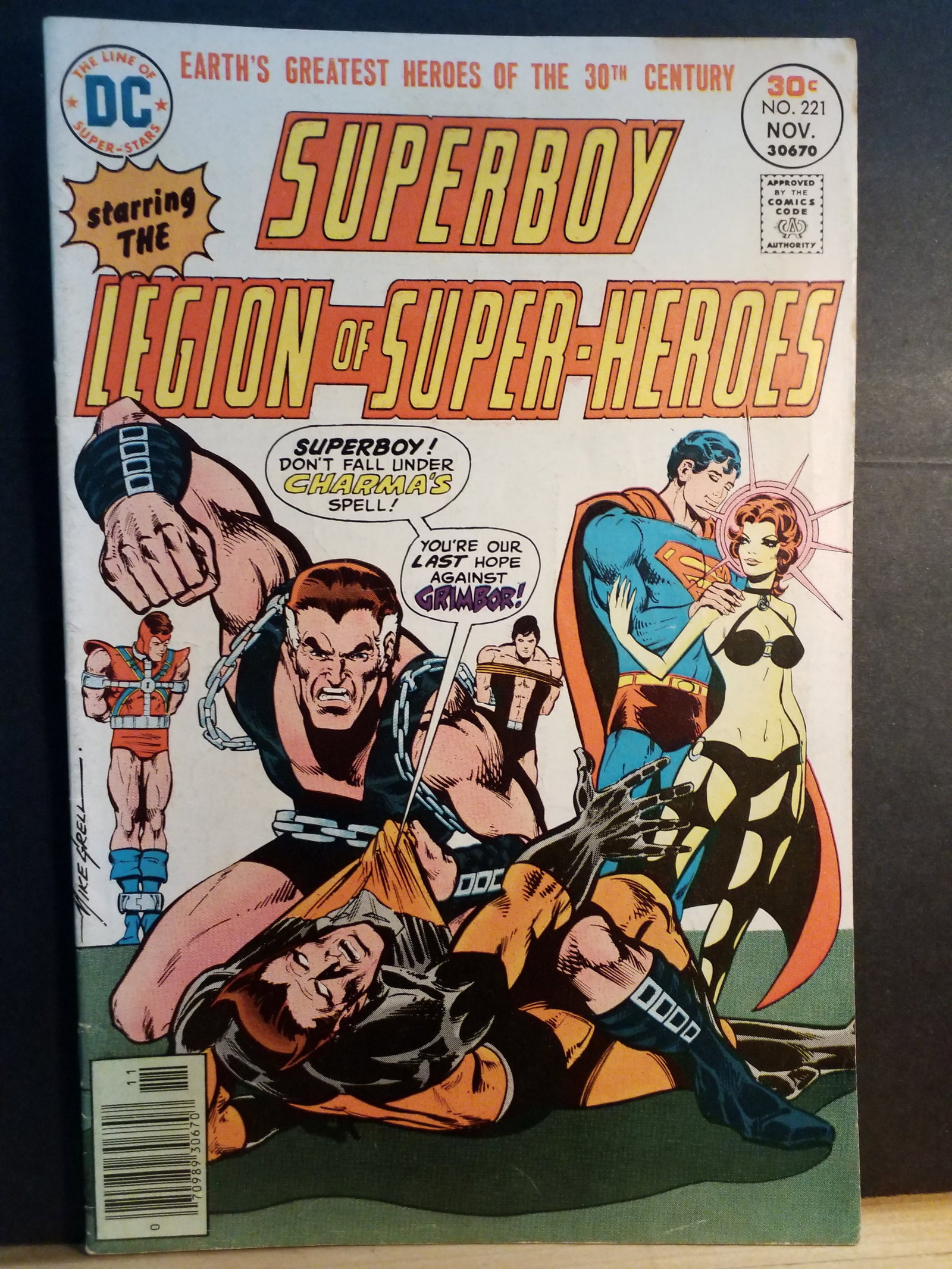 Superboy Legion of Superheroes #221 DC Comics G-VG (1 of 3)
