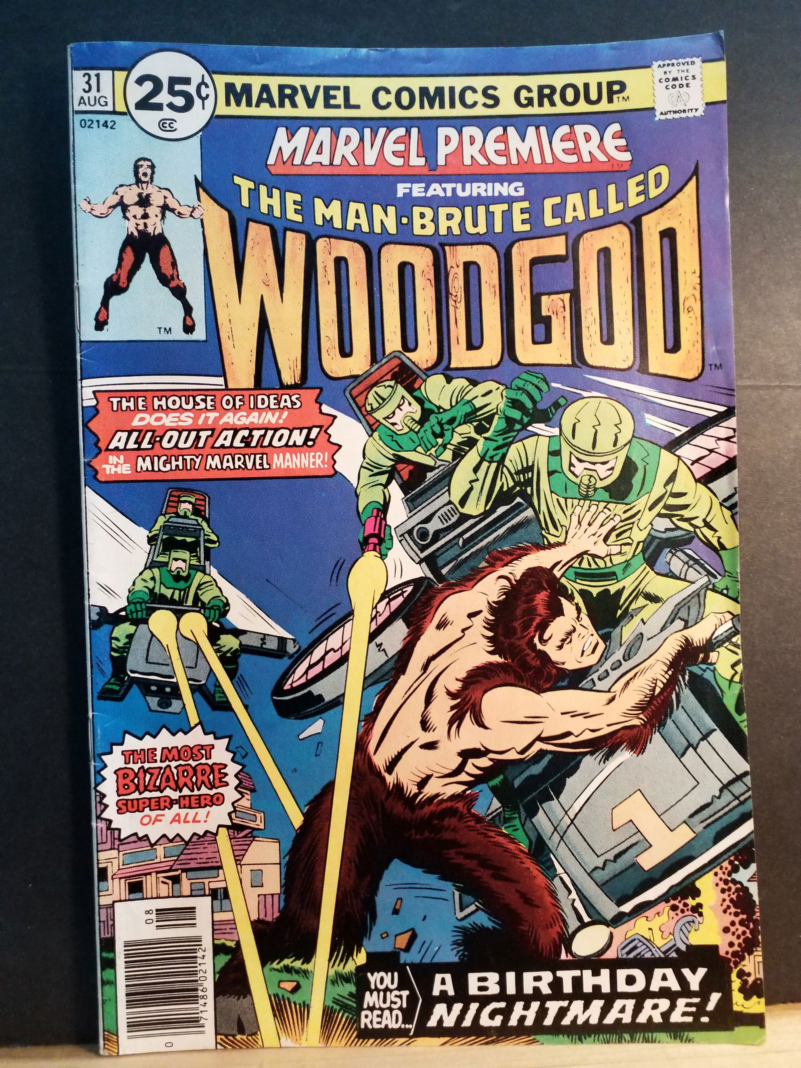 Man Brute called WoodGod  #31 Marvel Comics G-VG (1 of 3)