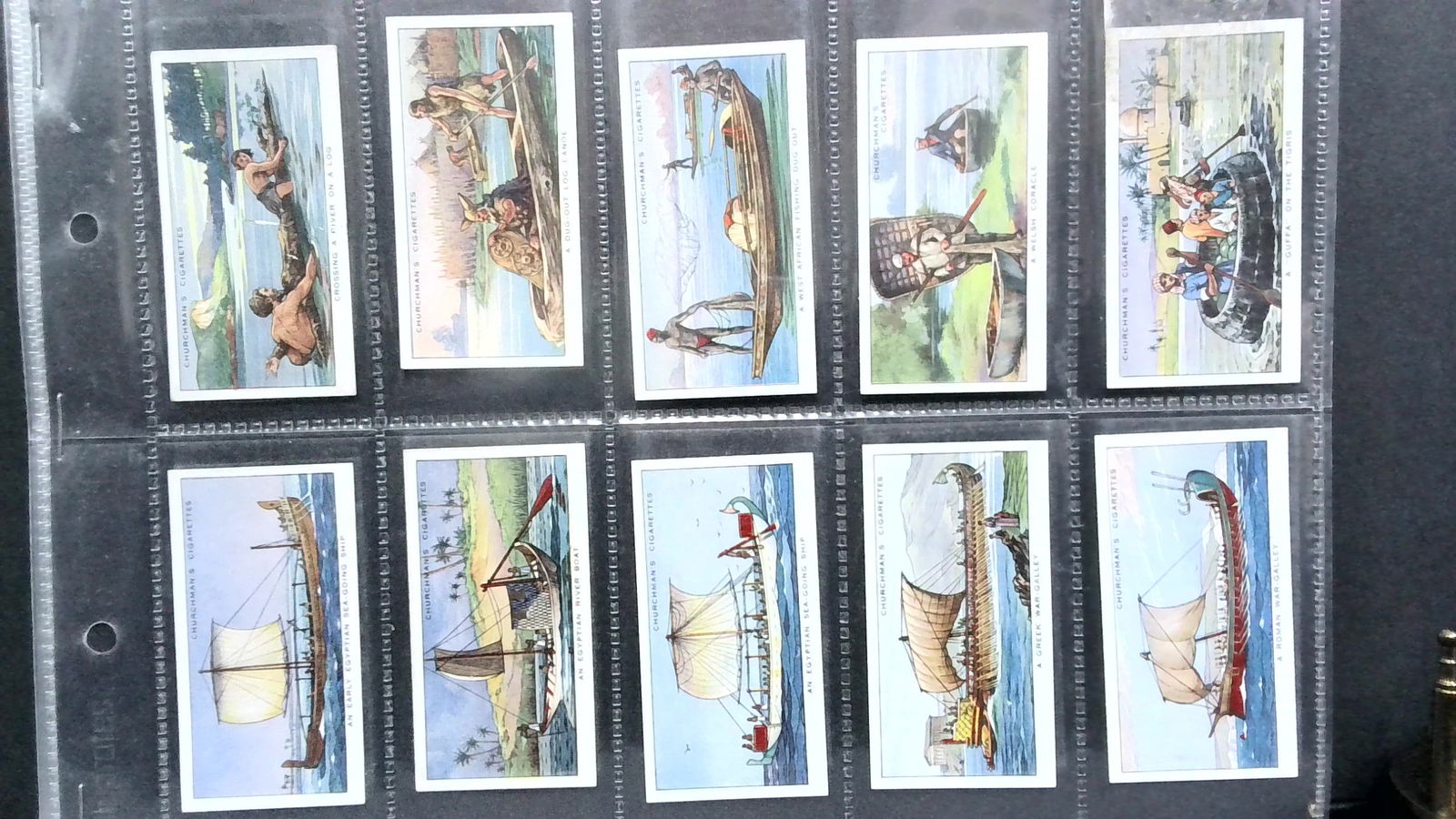 Tobacco cards set 1937 Story of Navigation by Churchman "a" Series (1 of 4)