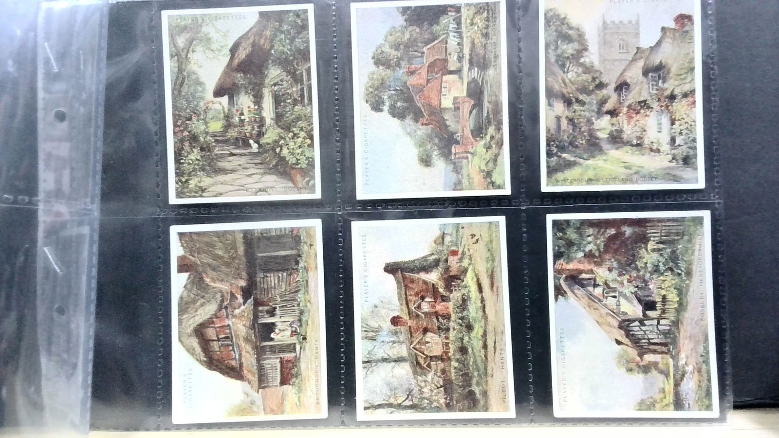 Tobacco cards set 1929 John Player Picturesque Cottages Large format "A" Series 25 cards (1 of 4)