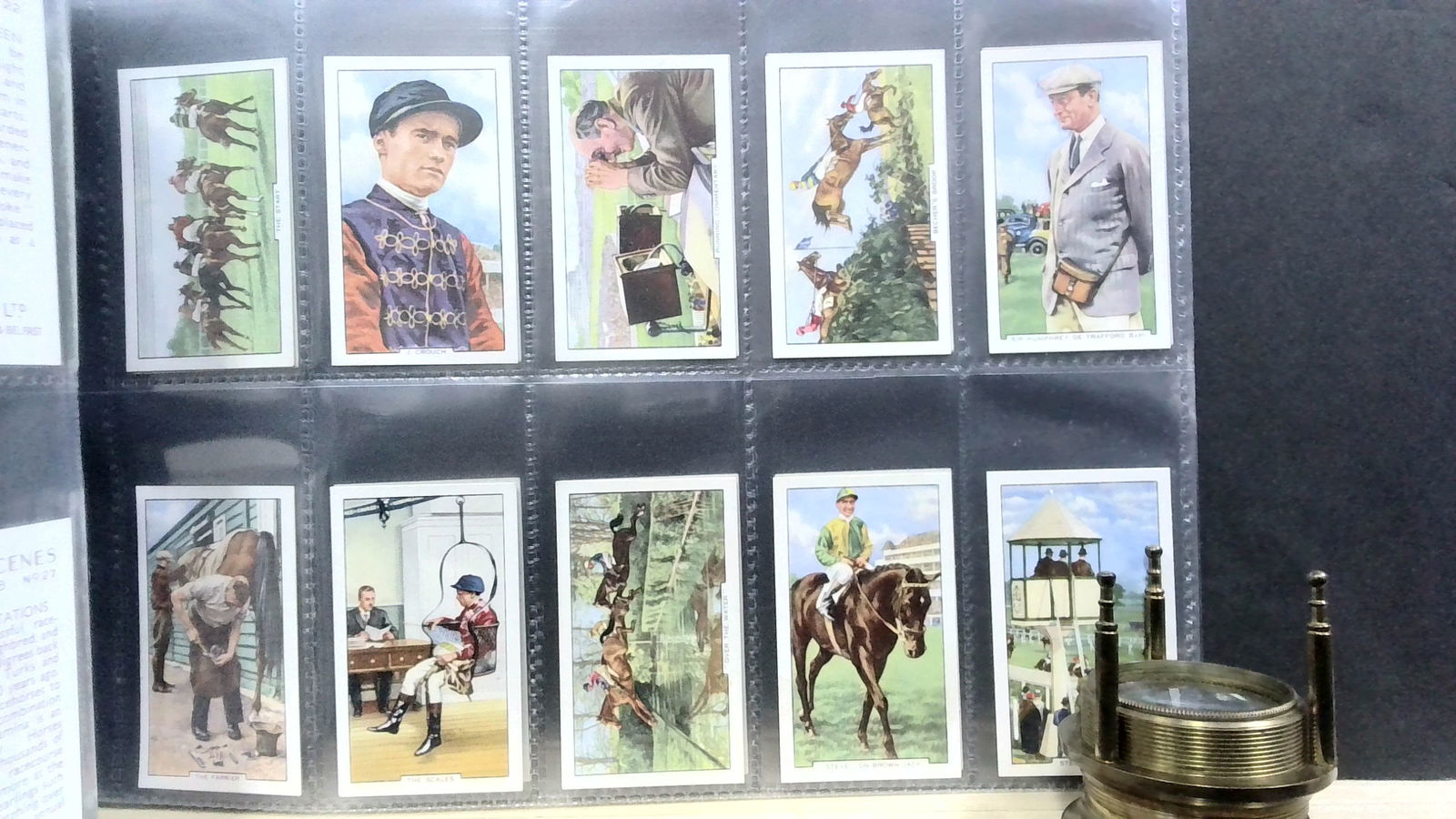 Tobacco cards set 1938 Gallaher Racing Scenes 48 cards (1 of 5)
