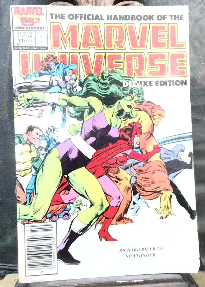 Marvel Universe Official Handbook $11 Comic book G-VG (1 of 5)